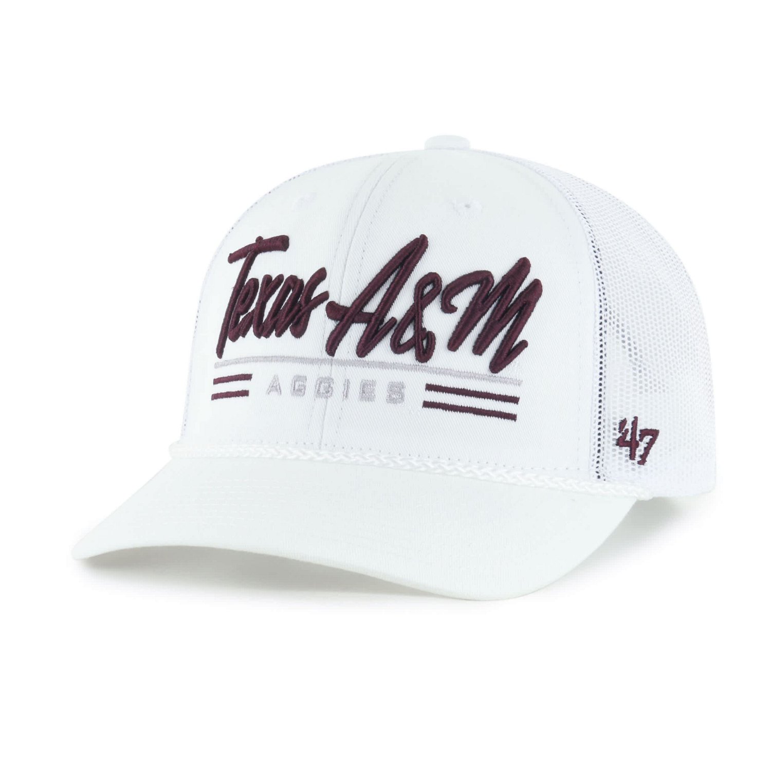 '47 Texas AM Aggies Garner Rope Trucker Adjustable Hat