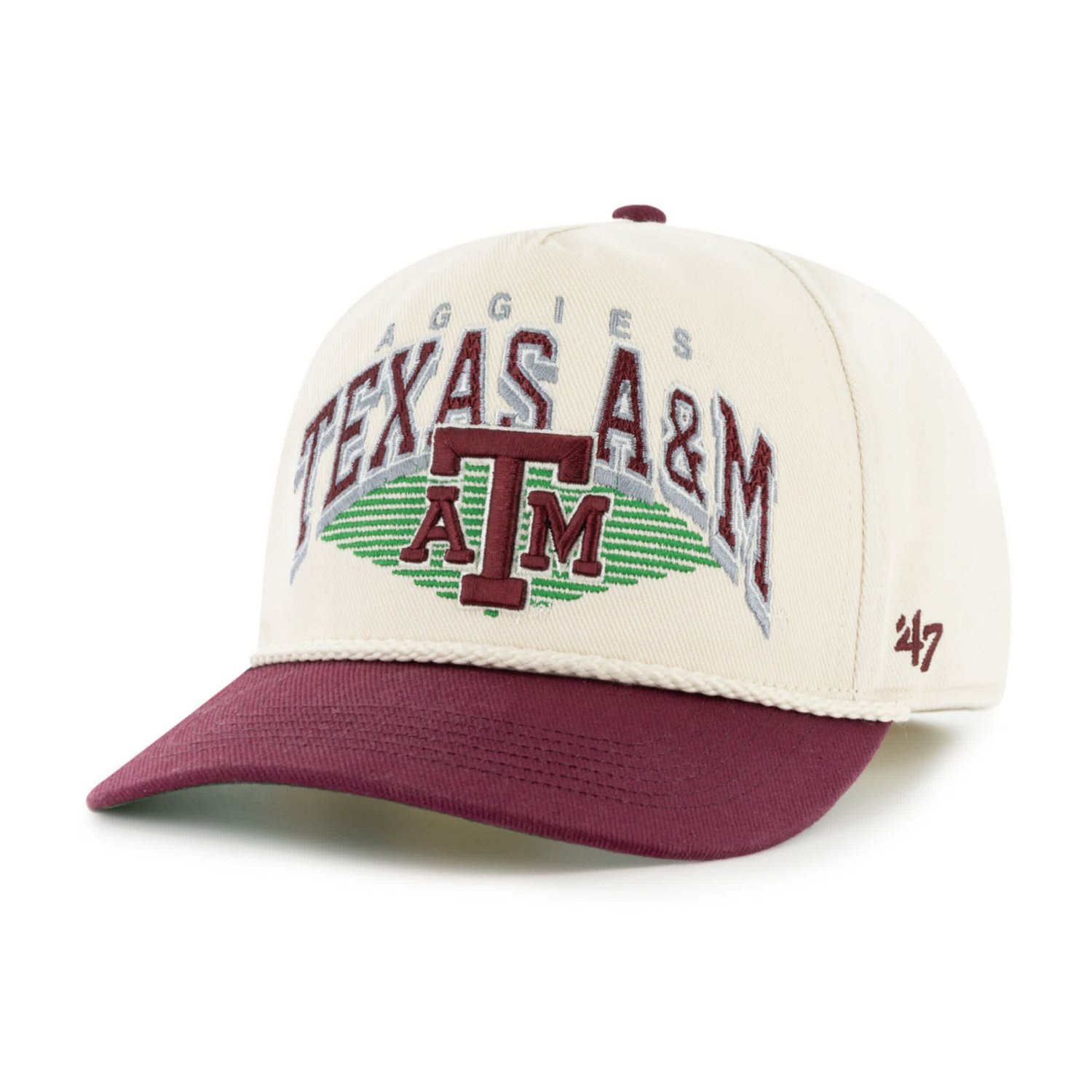 '47 Texas AM Aggies Pomona Two-Tone Rope Hitch Adjustable Hat