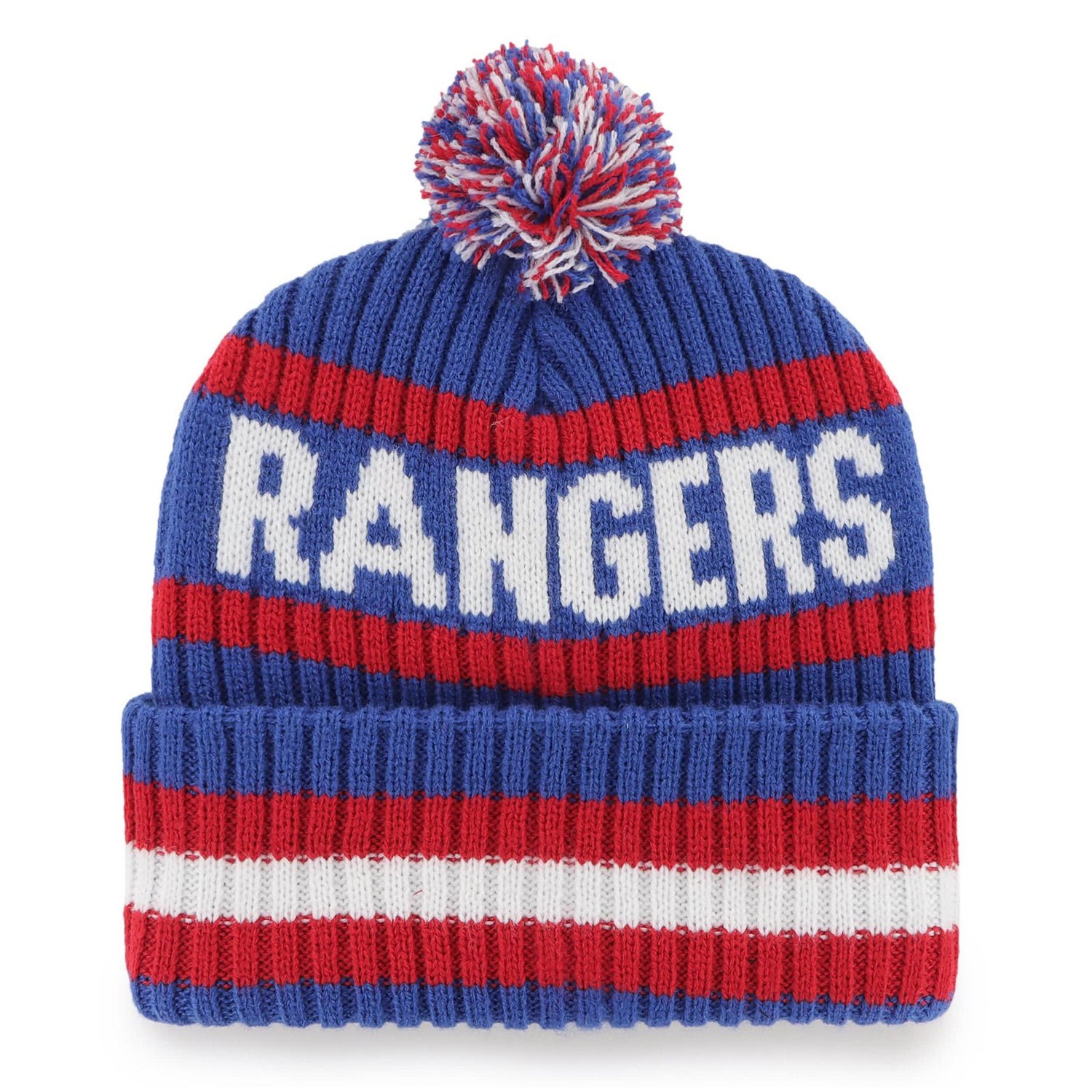 '47 Texas Rangers Bering Cuffed Knit Hat with Pom - view number 2