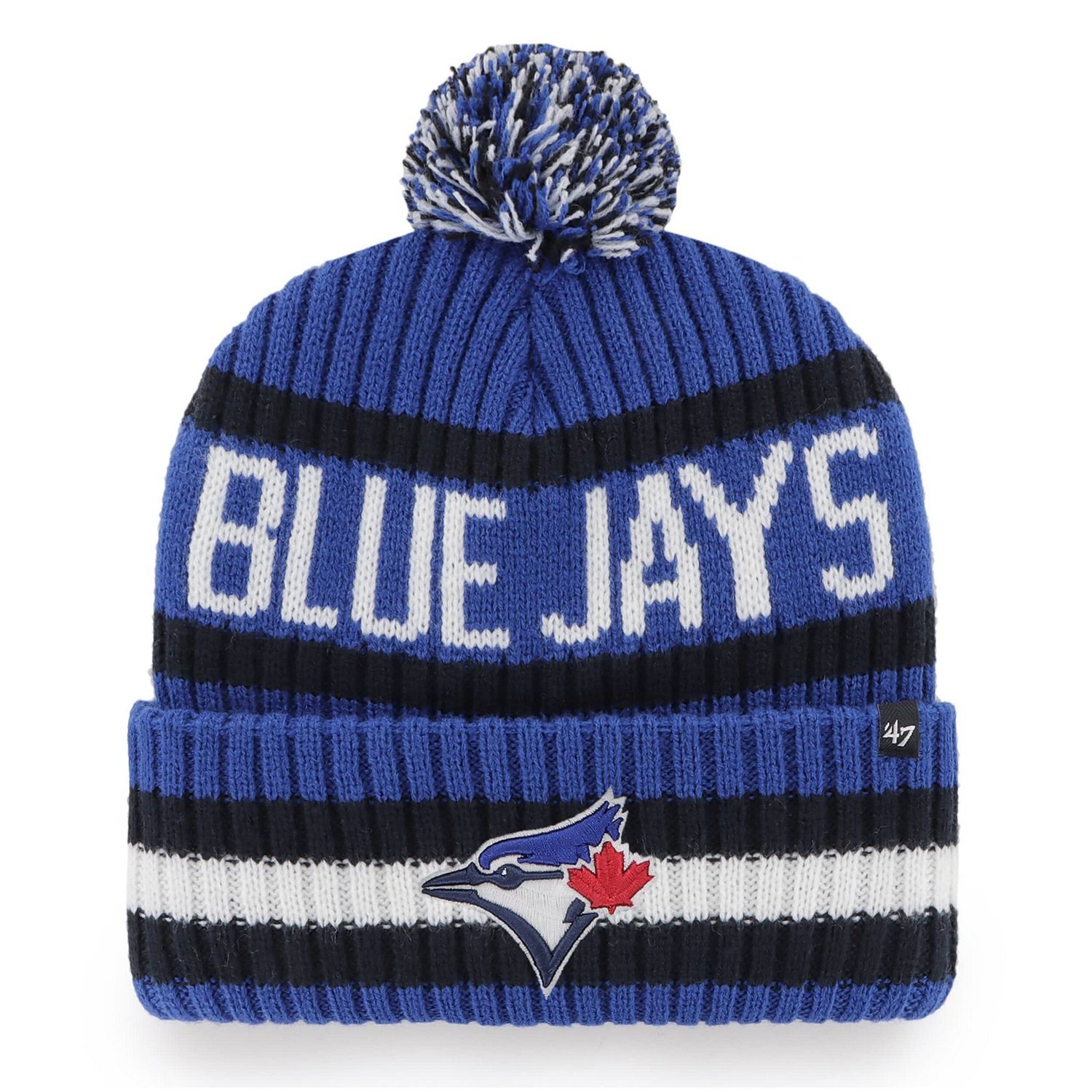 '47 Toronto Blue Jays Bering Cuffed Knit Hat with Pom