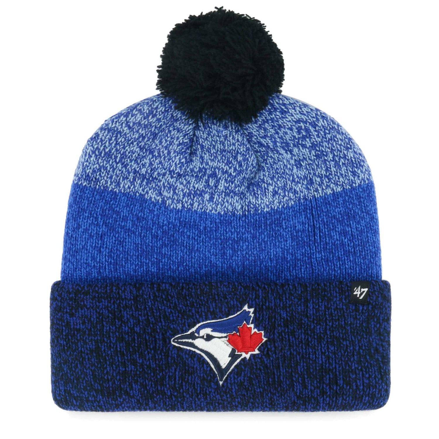 '47 Toronto Blue Jays Darkfreeze Cuffed Knit Hat with Pom