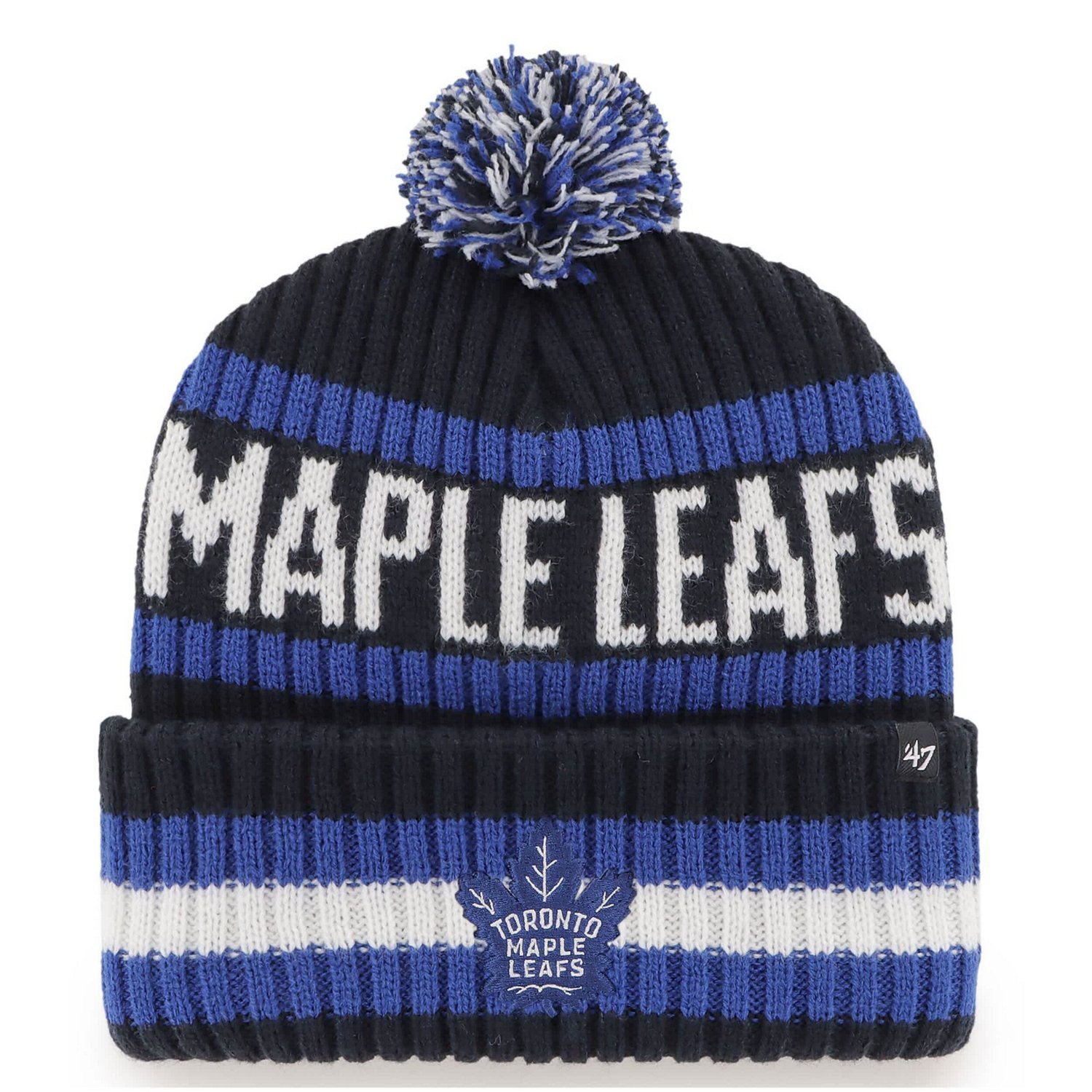 '47 Toronto Maple Leafs Bering Cuffed Knit Hat with Pom