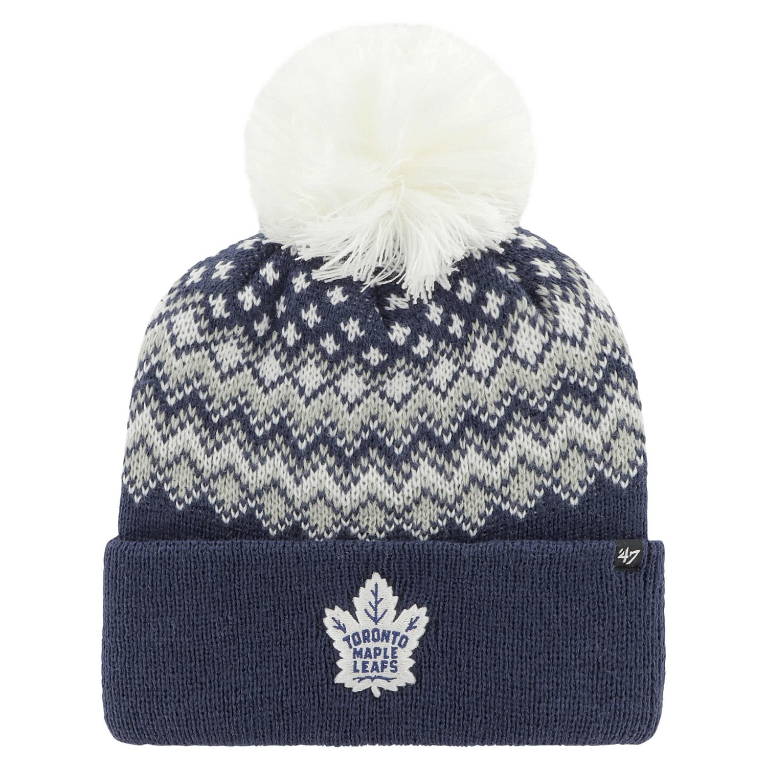 '47 Toronto Maple Leafs Elsa Cuffed Knit Hat with Pom                                                                            - view number 1