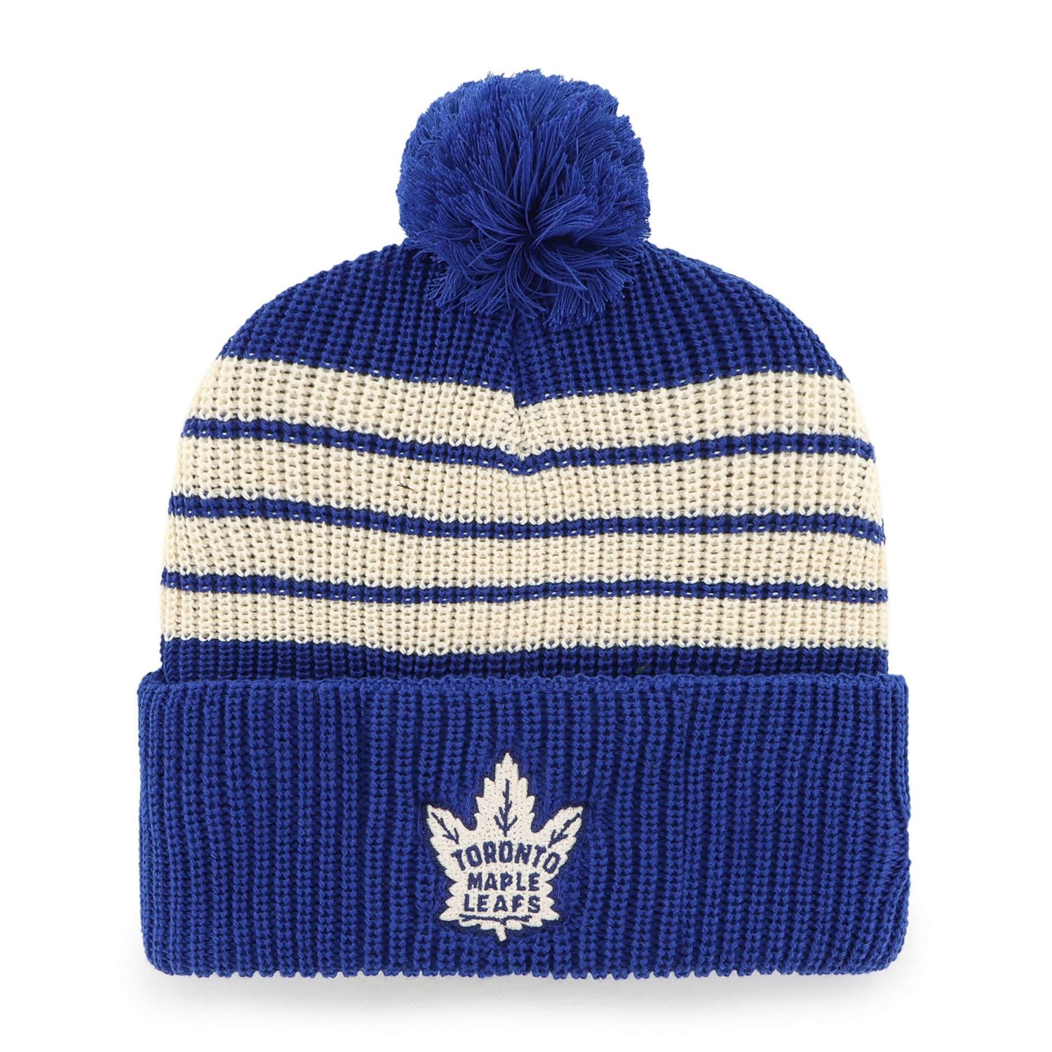 '47 Toronto Maple Leafs Old Time Hockey Barn Cuffed Knit Hat with Pom