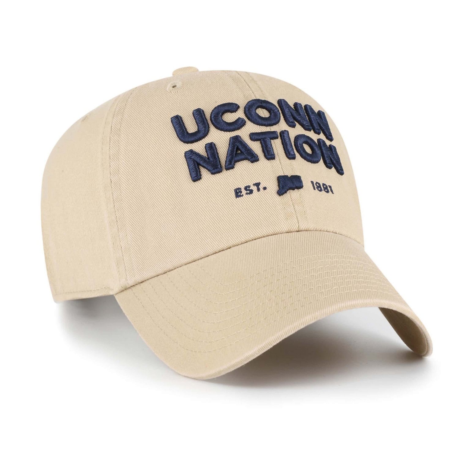'47 UConn Huskies Clean Up Adjustable Hat - view number 2