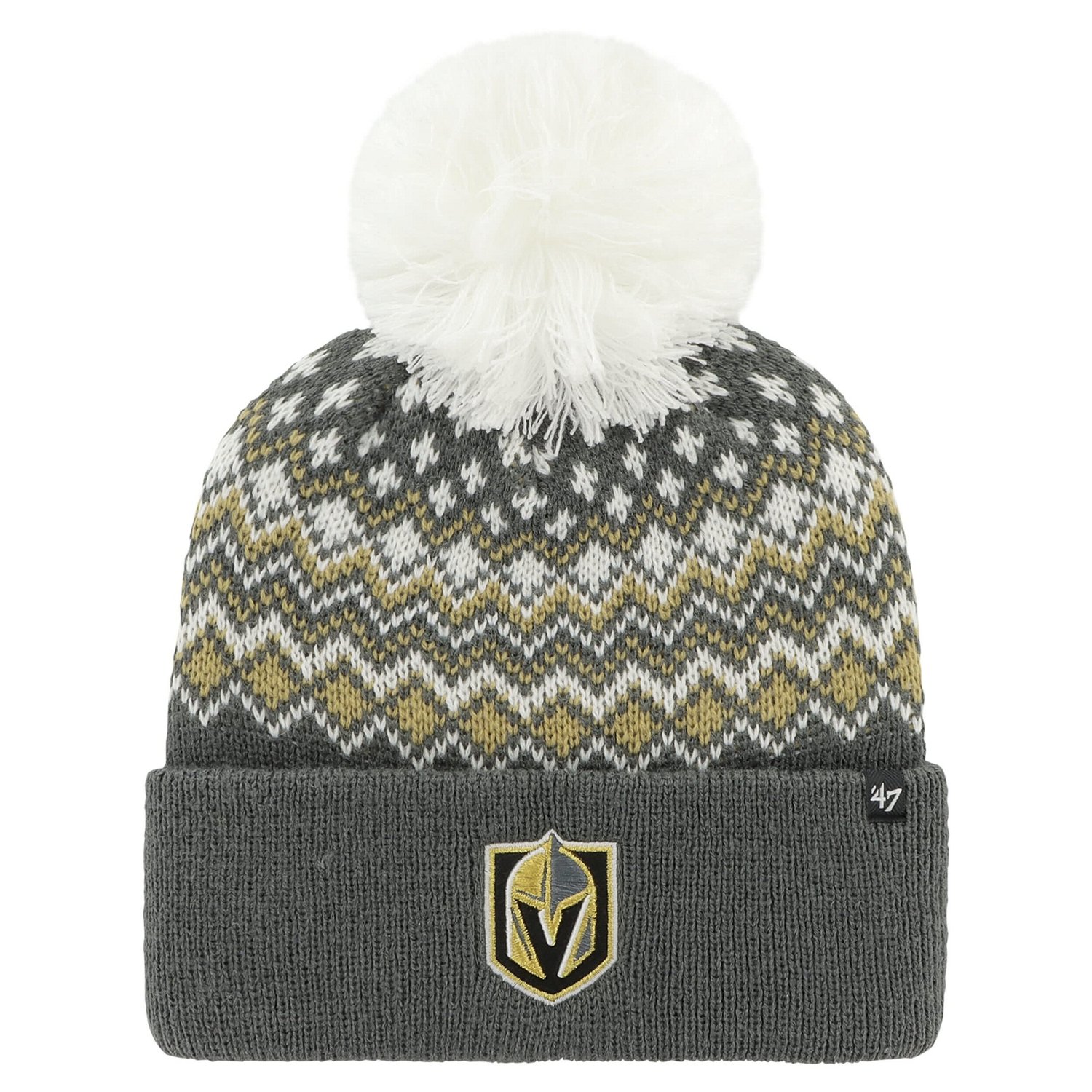 '47 Vegas Golden Knights Elsa Cuffed Knit Hat with Pom