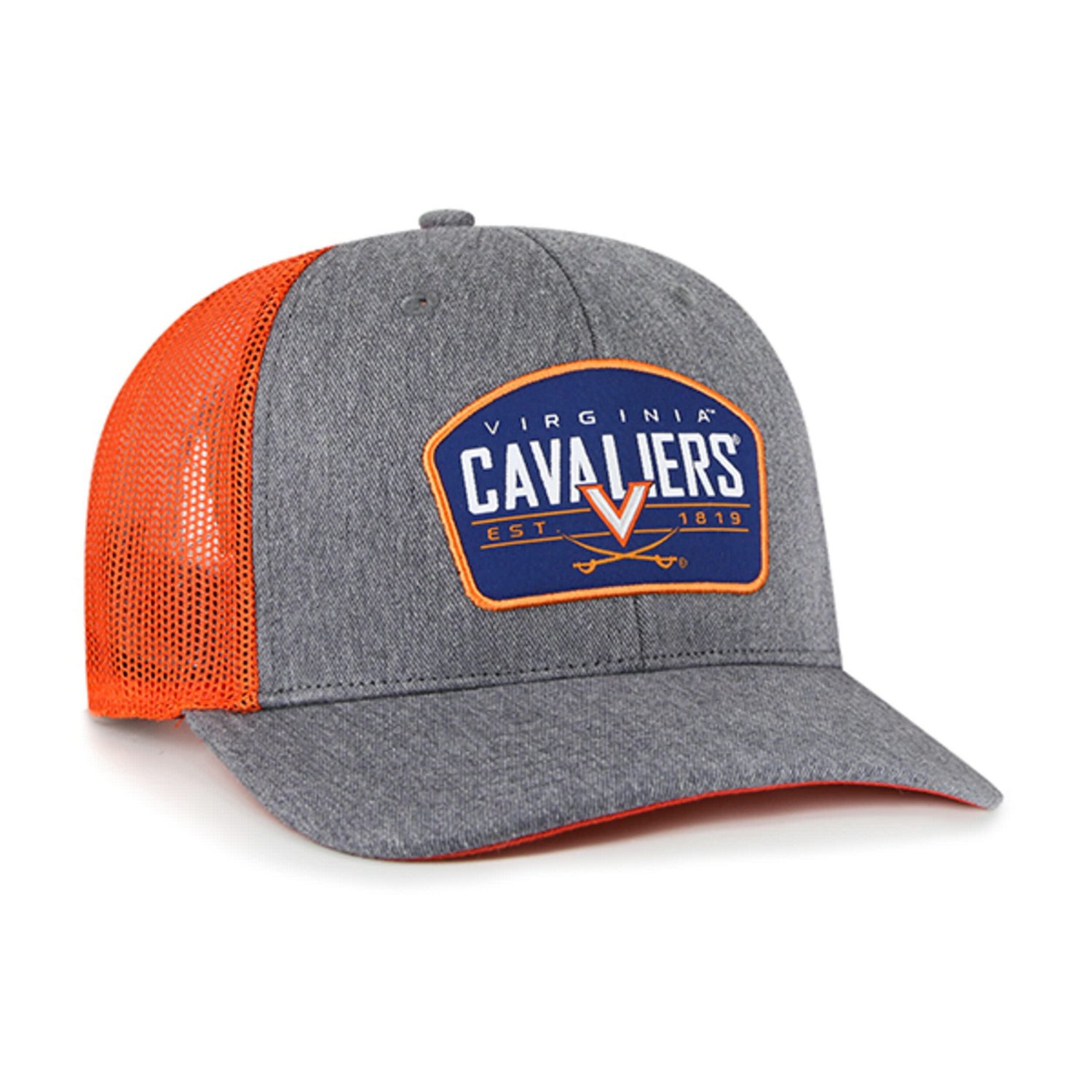 '47 Virginia Cavaliers Slate Trucker Snapback Hat - view number 2