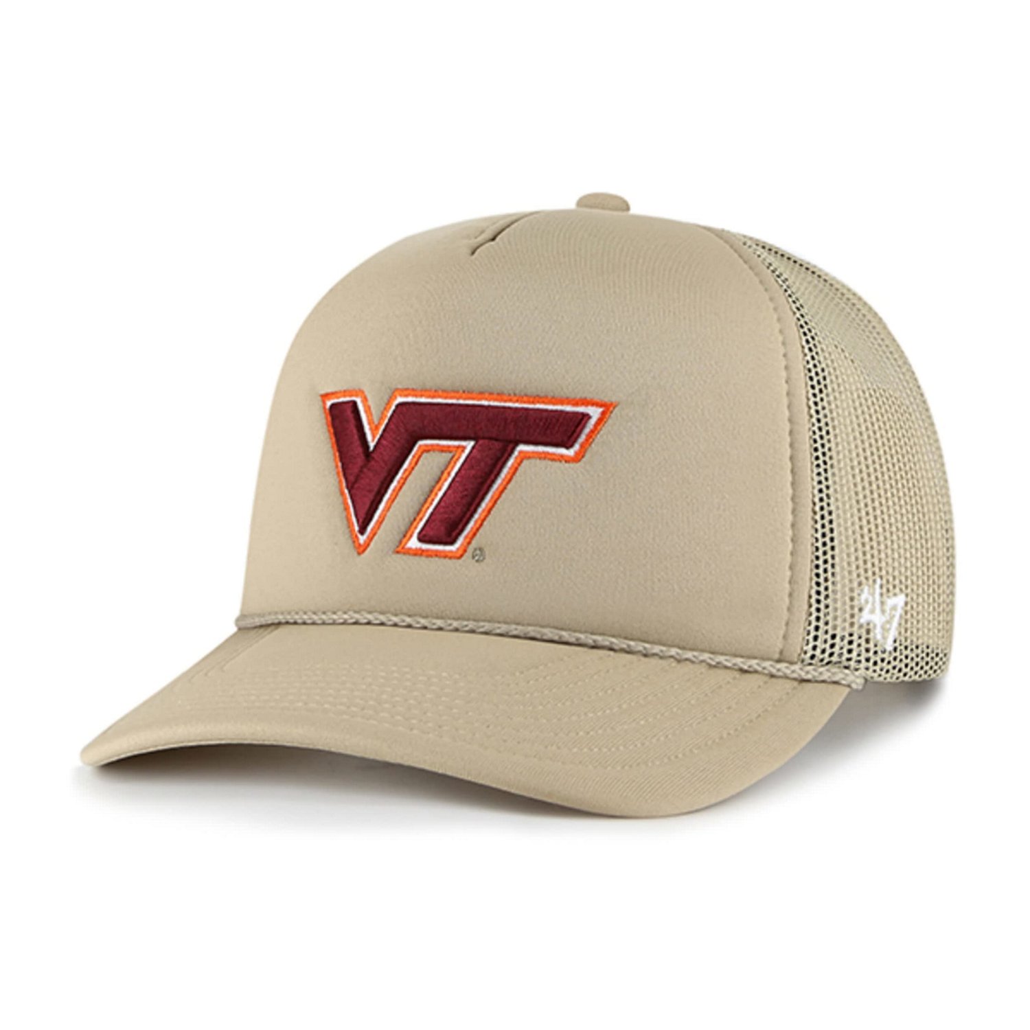 '47 Virginia Tech Hokies Foam Front Mesh Trucker Snapback Hat