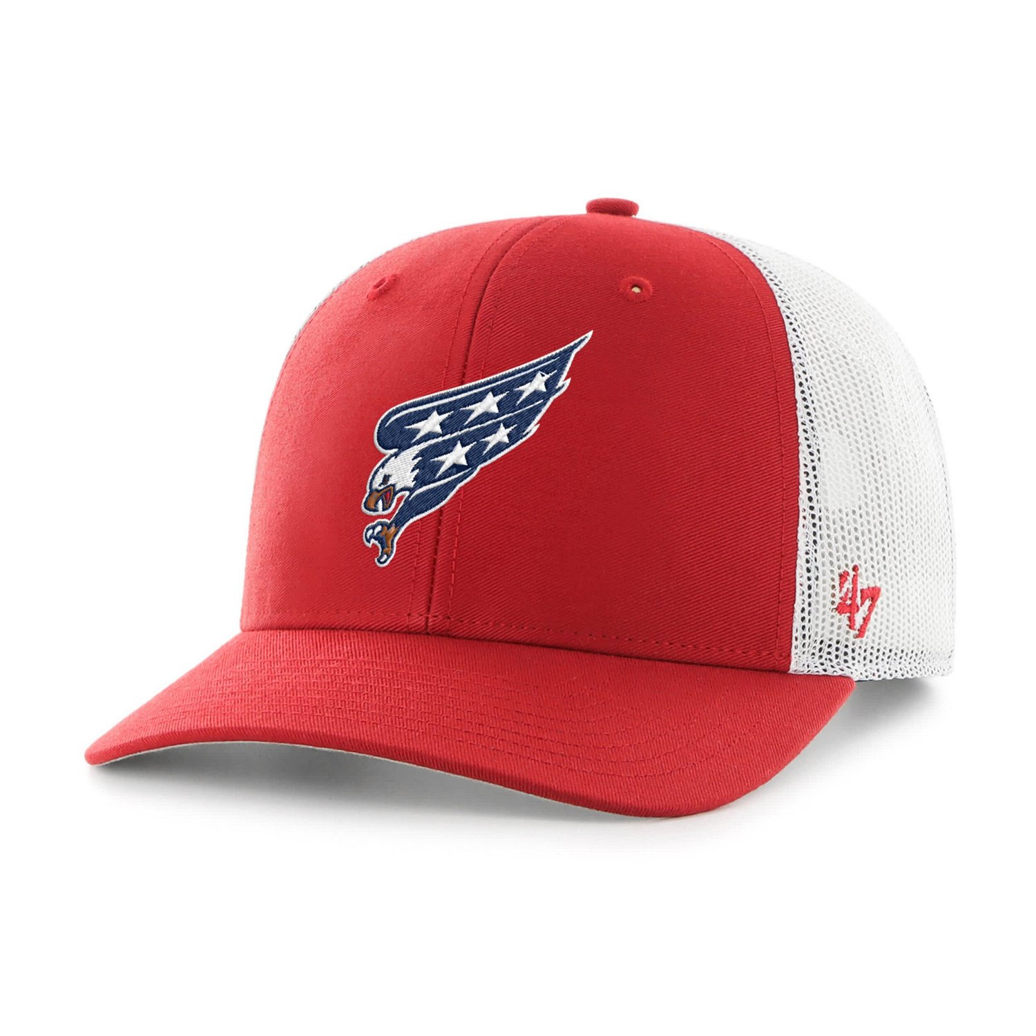 '47 Washington Capitals Screaming Eagle Logo Trucker Adjustable Hat