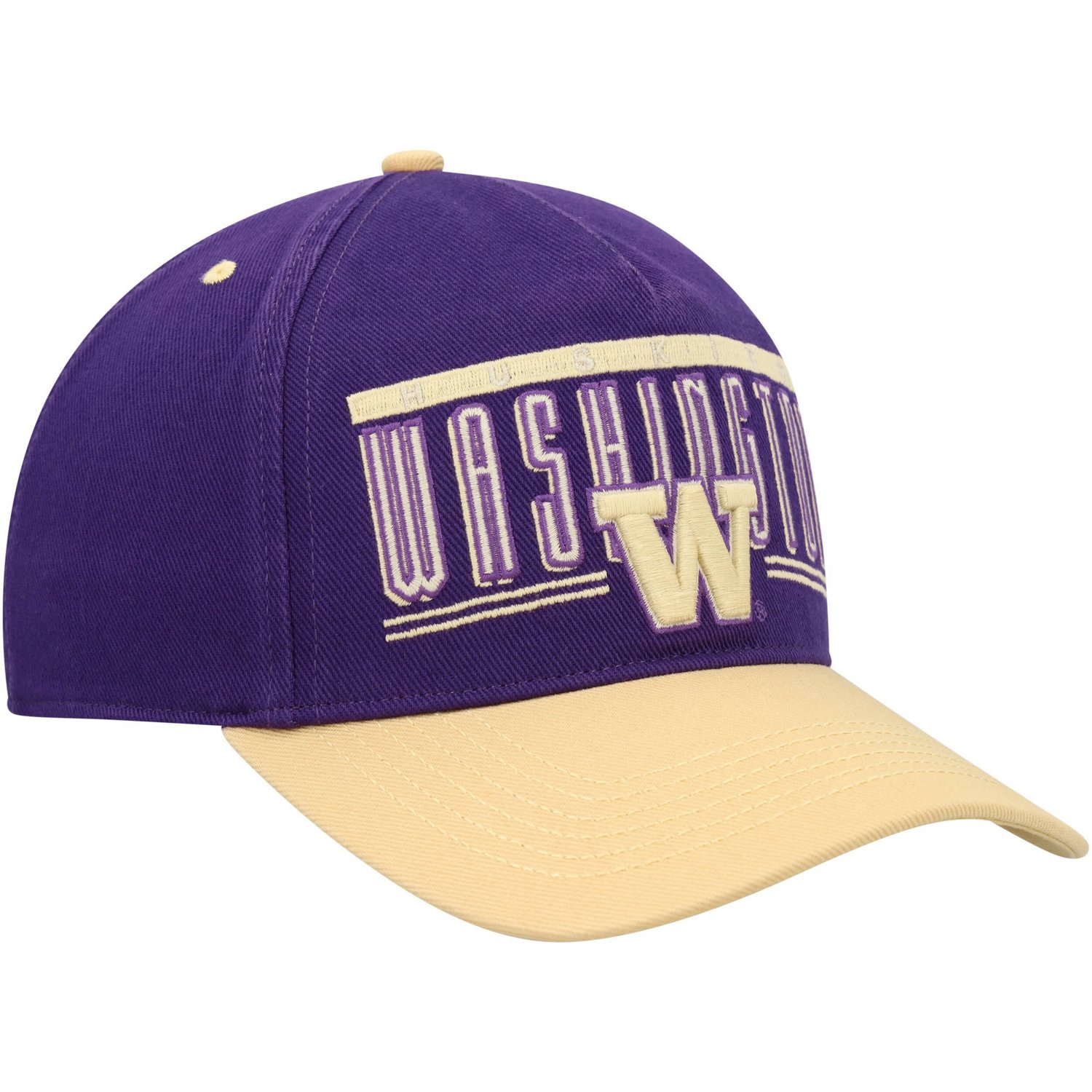 '47 Washington Huskies Double Header Hitch Adjustable Hat                                                                        - view number 3