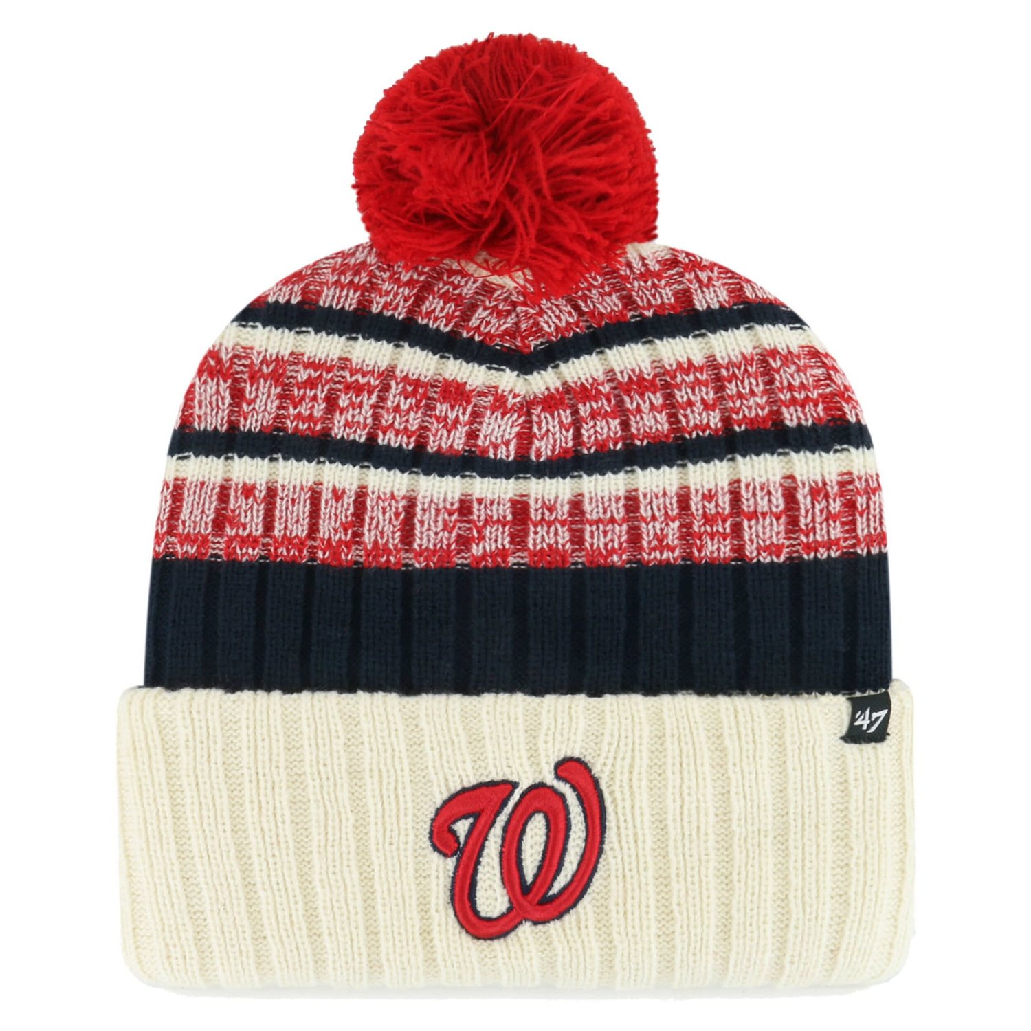'47 Washington Nationals Tavern Cuffed Knit Hat with Pom
