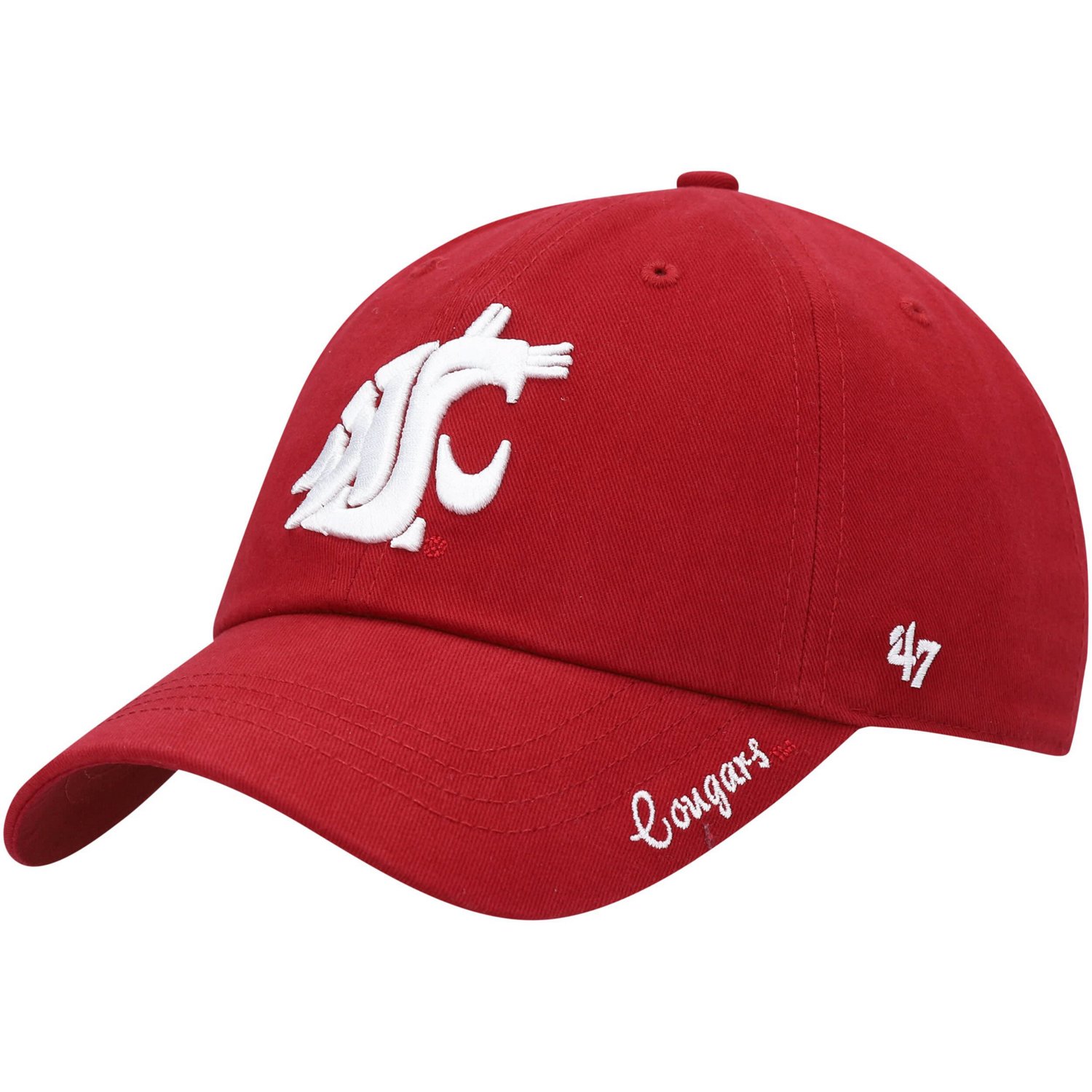'47 Washington State Cougars Miata Clean Up Logo Adjustable Hat