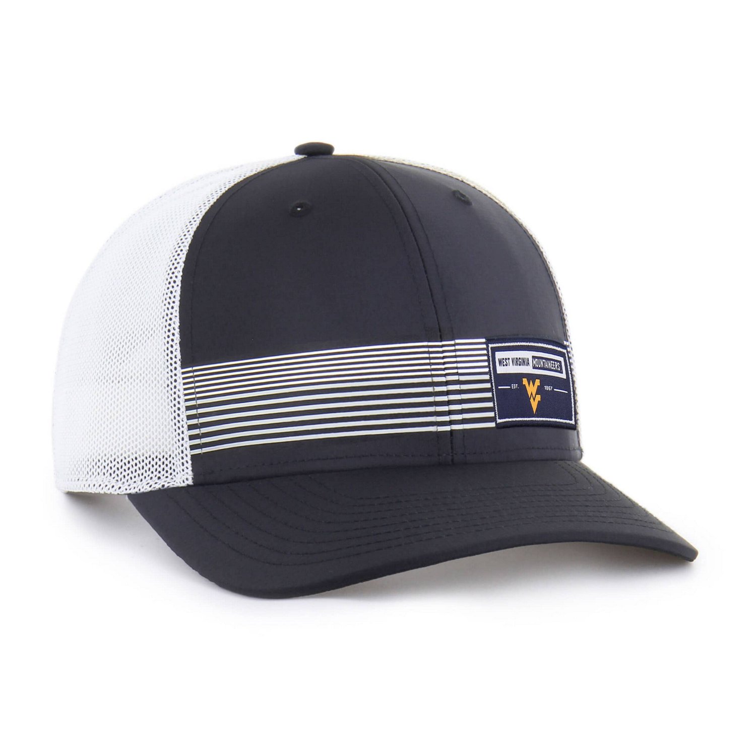'47 West Virginia Mountaineers Rangefinder brrr Trucker Adjustable Hat - view number 2