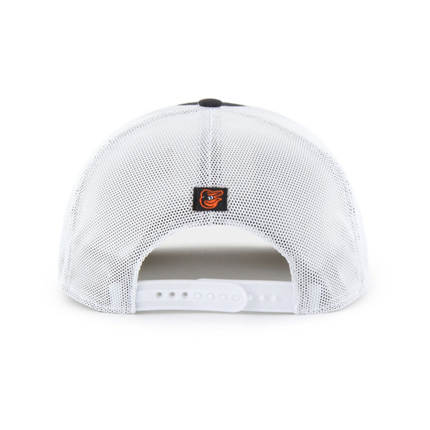'47 White Baltimore Orioles Scratch Adjustable Trucker Hat - view number 2