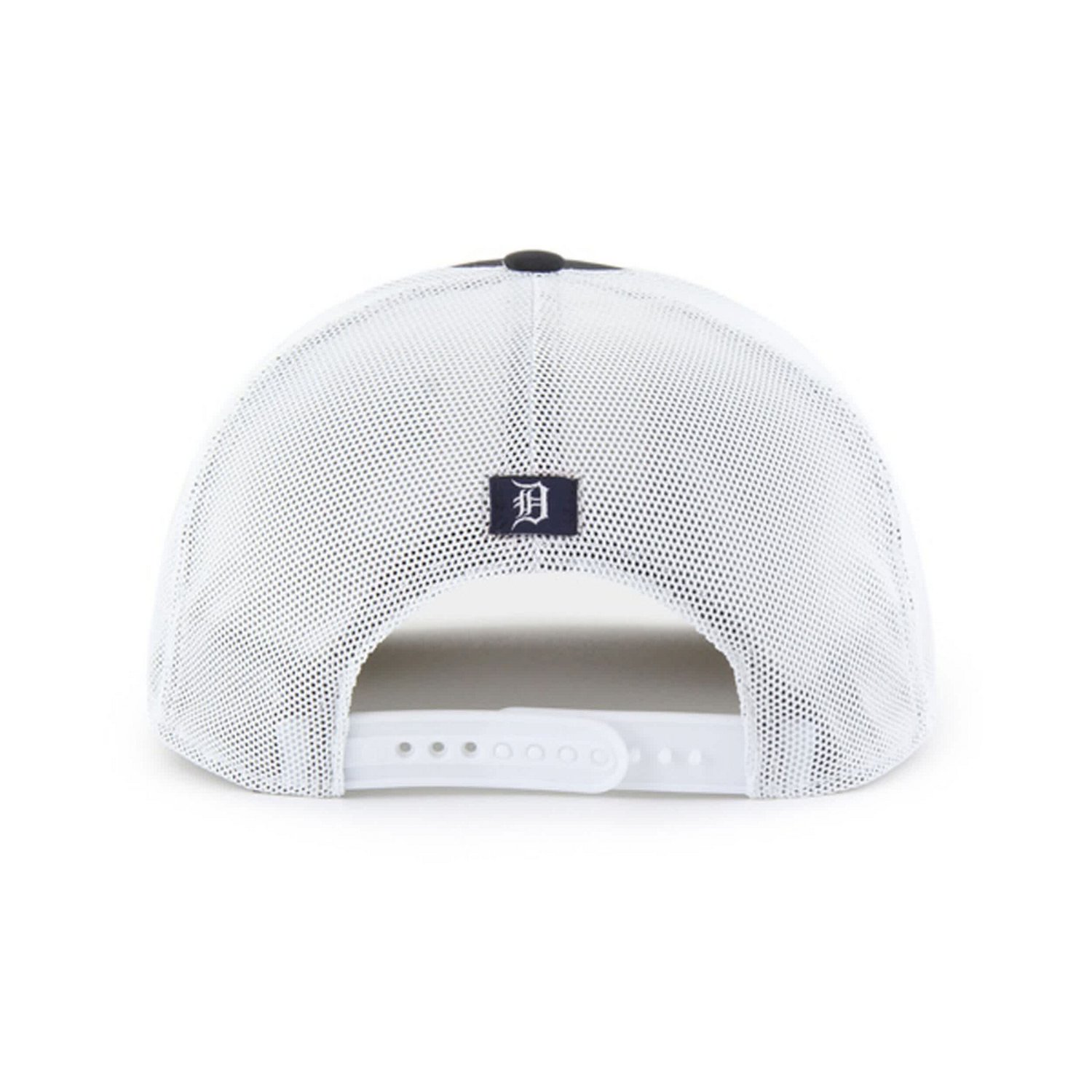 '47 White Detroit Tigers Scratch Adjustable Trucker Hat - view number 2