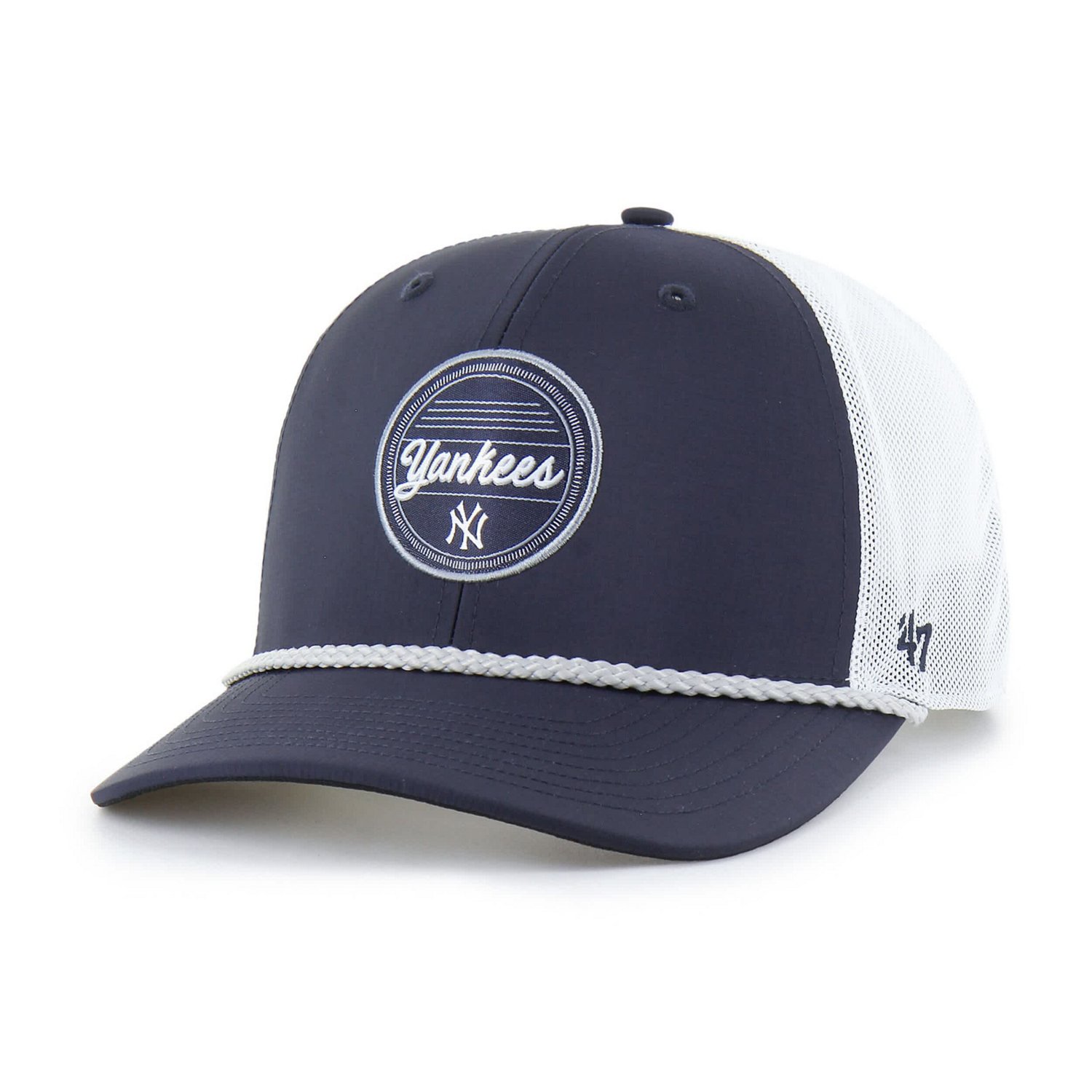 '47 White New York Yankees Fairway Trucker Adjustable Hat