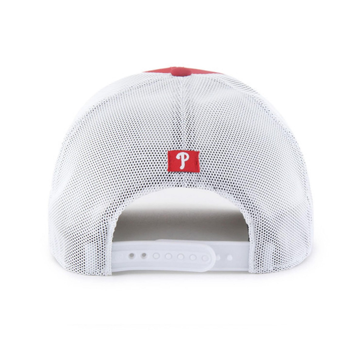 '47 White Philadelphia Phillies Scratch Adjustable Trucker Hat - view number 2