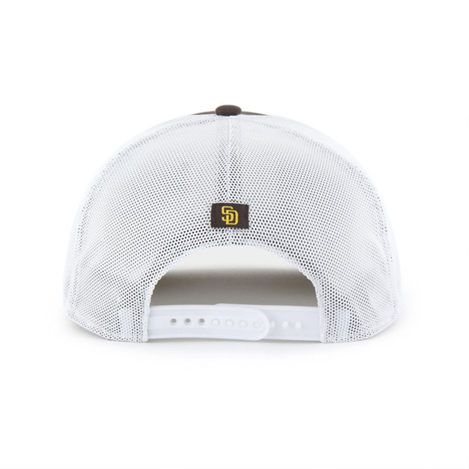 '47 White San Diego Padres Scratch Adjustable Trucker Hat - view number 2