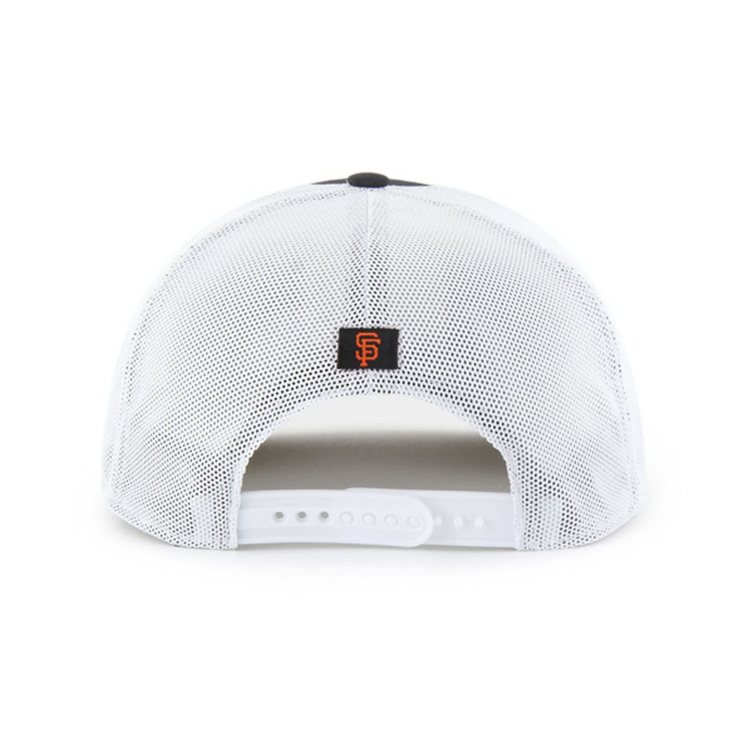 '47 White San Francisco Giants Scratch Adjustable Trucker Hat - view number 2