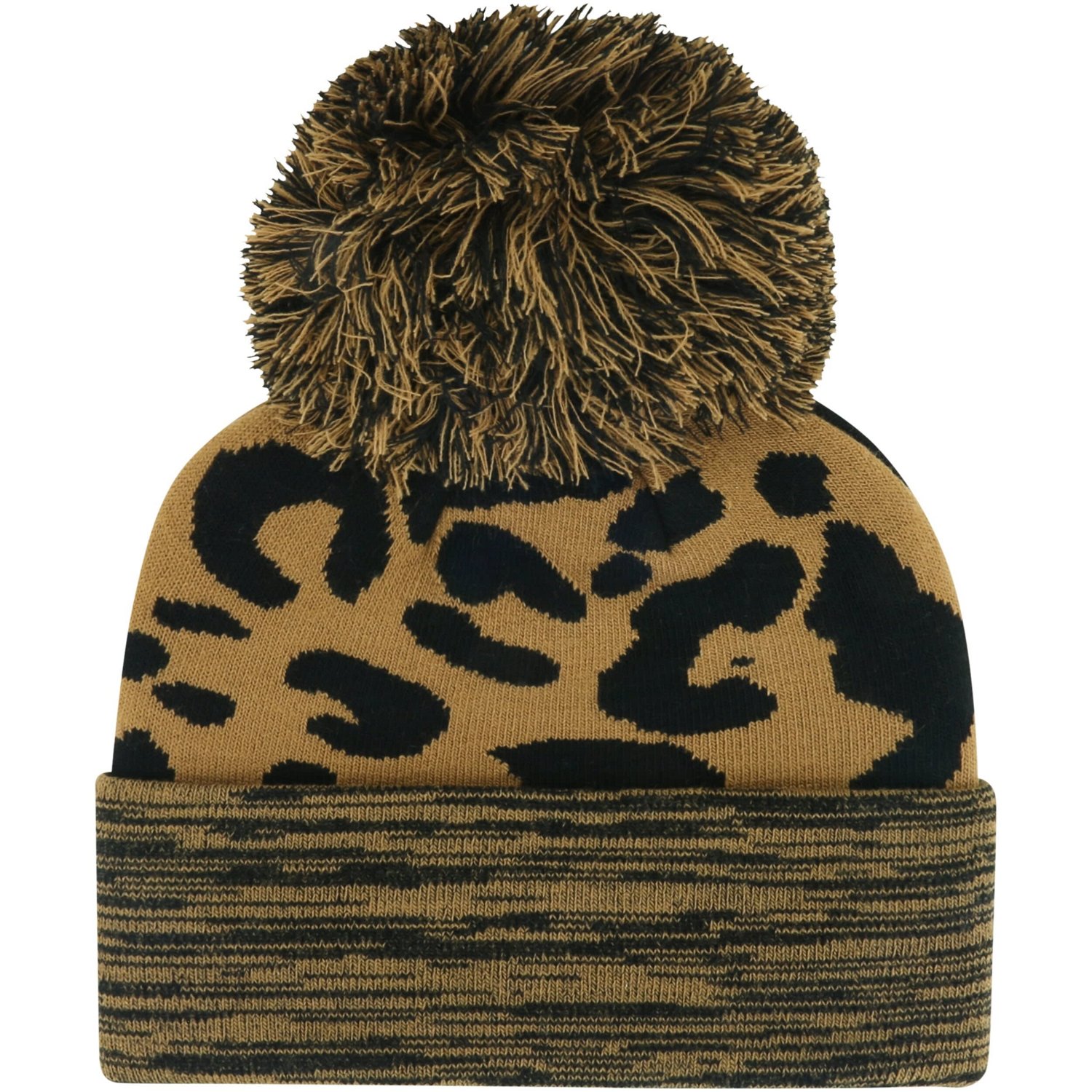 '47 Wisconsin Badgers Rosette Cuffed Knit Hat with Pom - view number 2
