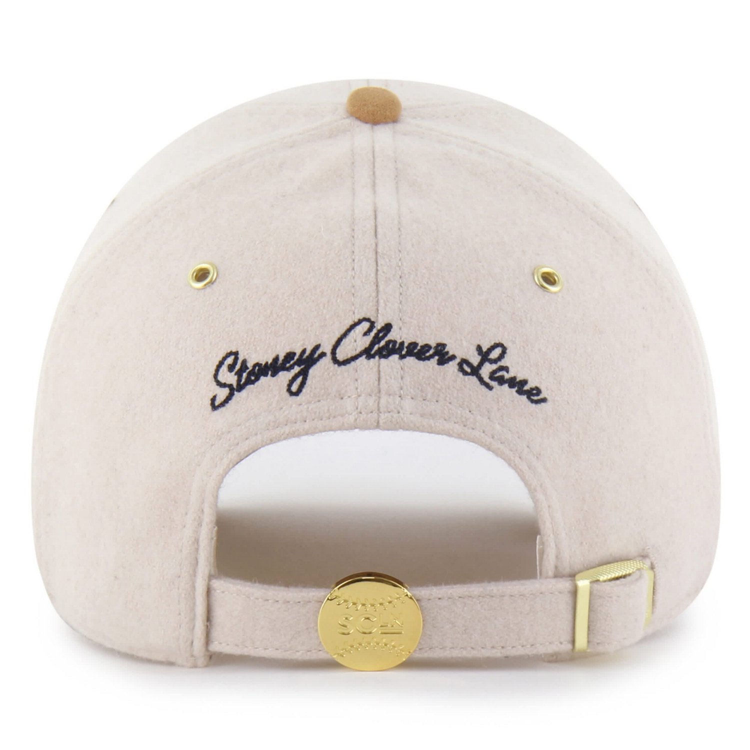 '47 x Stoney Clover Lane Tan Boston Red Sox Script Charm Clean Up Adjustable Hat - view number 3