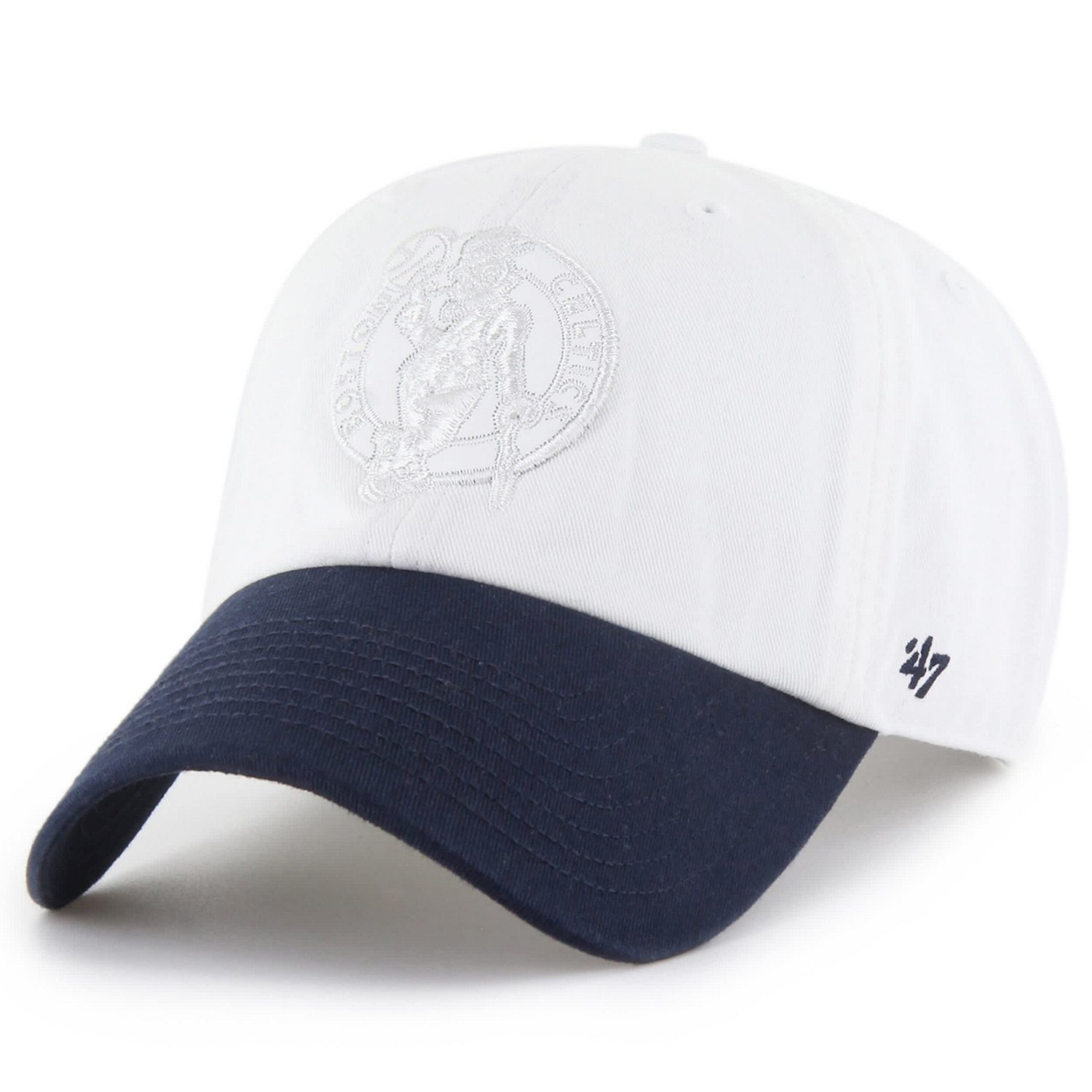 '47 x Tommy Hilfiger Navy Boston Celtics Courtside Cleanup Adjustable Hat - view number 2