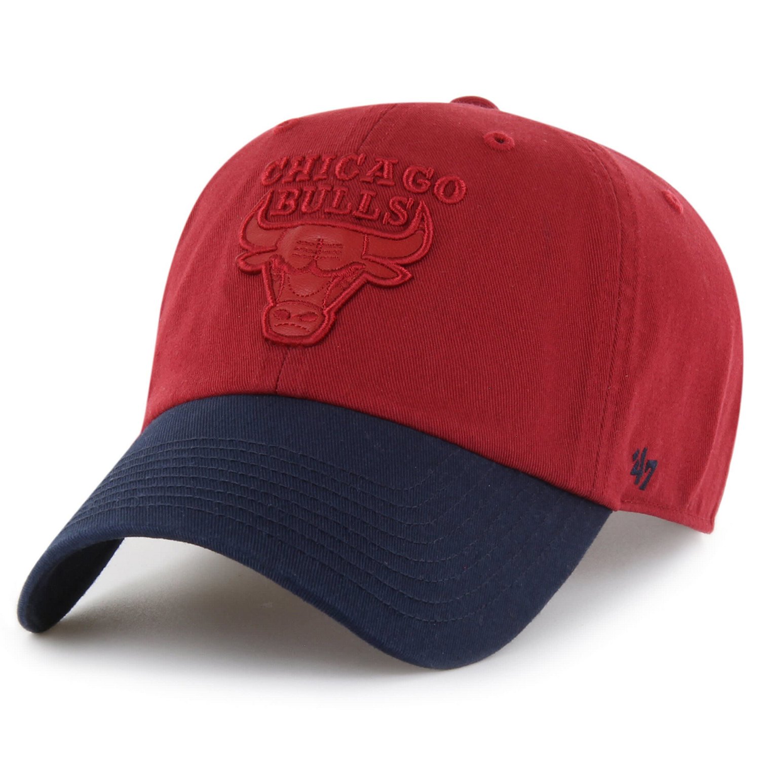 '47 x Tommy Hilfiger Navy Chicago Bulls Courtside Cleanup Adjustable Hat