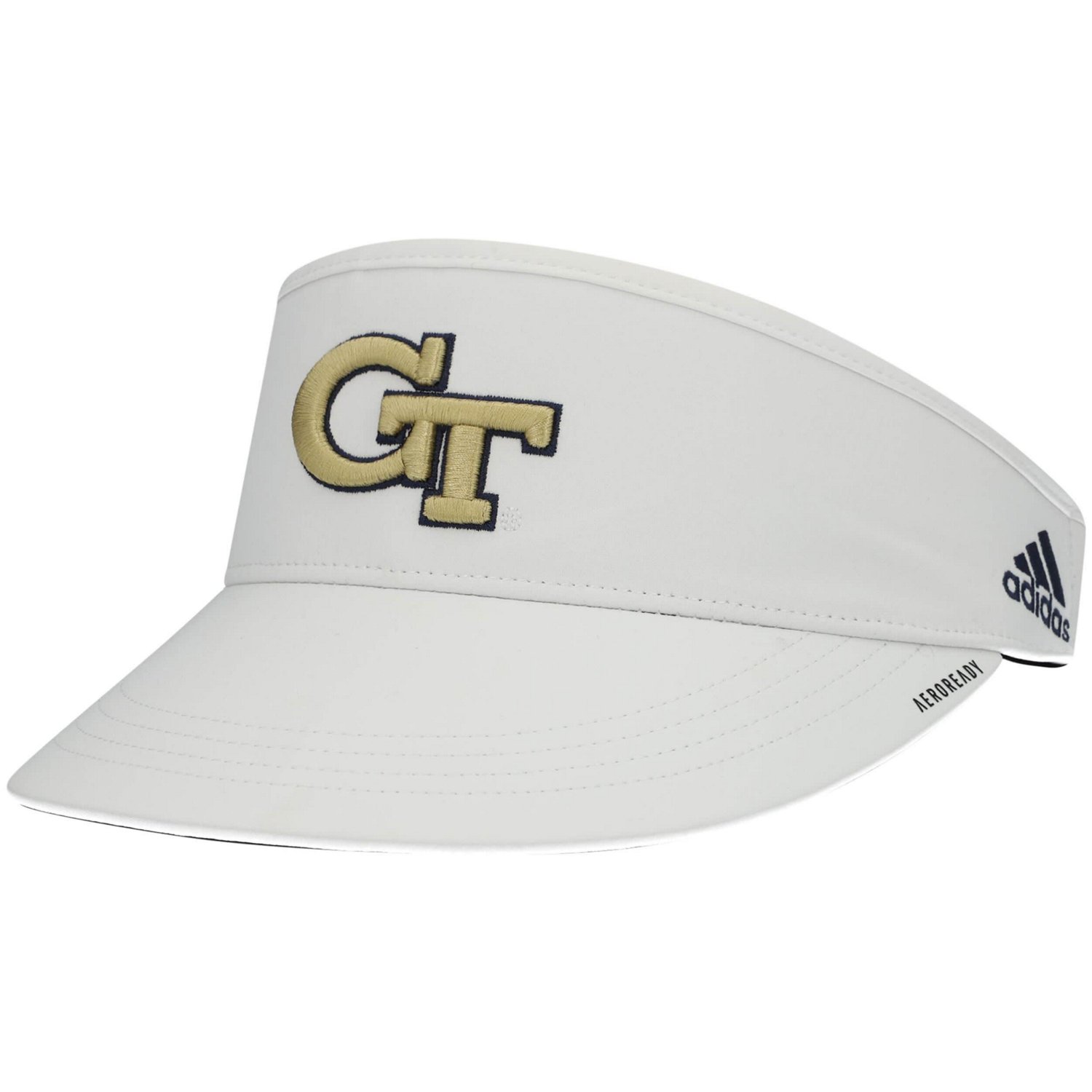 adidas Georgia Tech Yellow Jackets Sideline Coaches AEROREADY High Visor