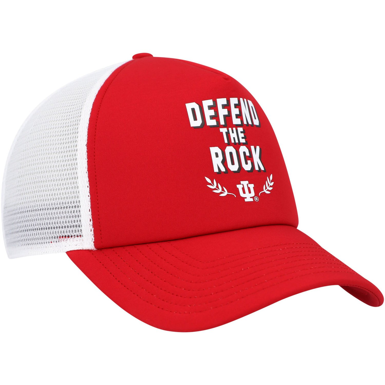 adidas Indiana Hoosiers Phrase Foam Front Trucker Adjustable Hat - view number 3