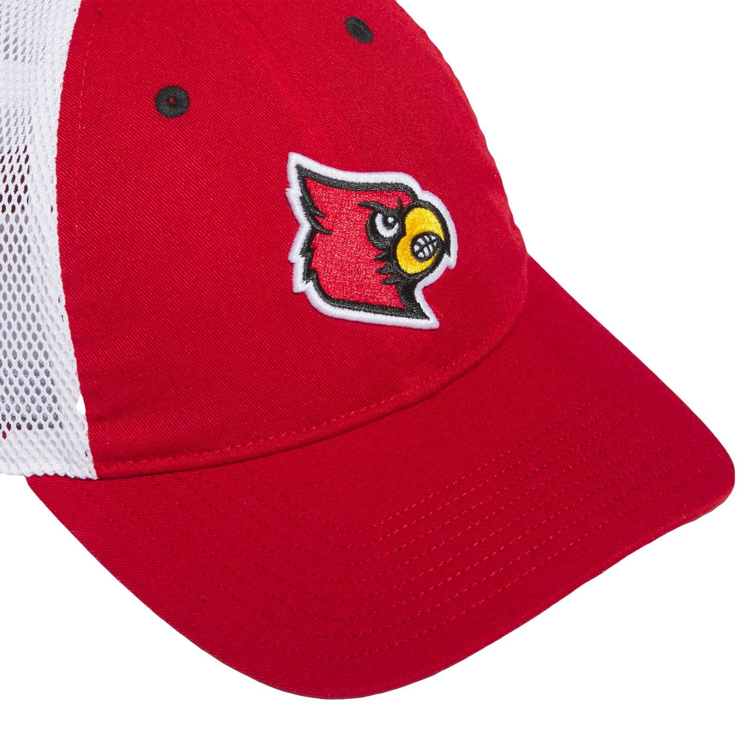 adidas Louisville Cardinals Mascot Slouch Trucker Adjustable Hat                                                                 - view number 4