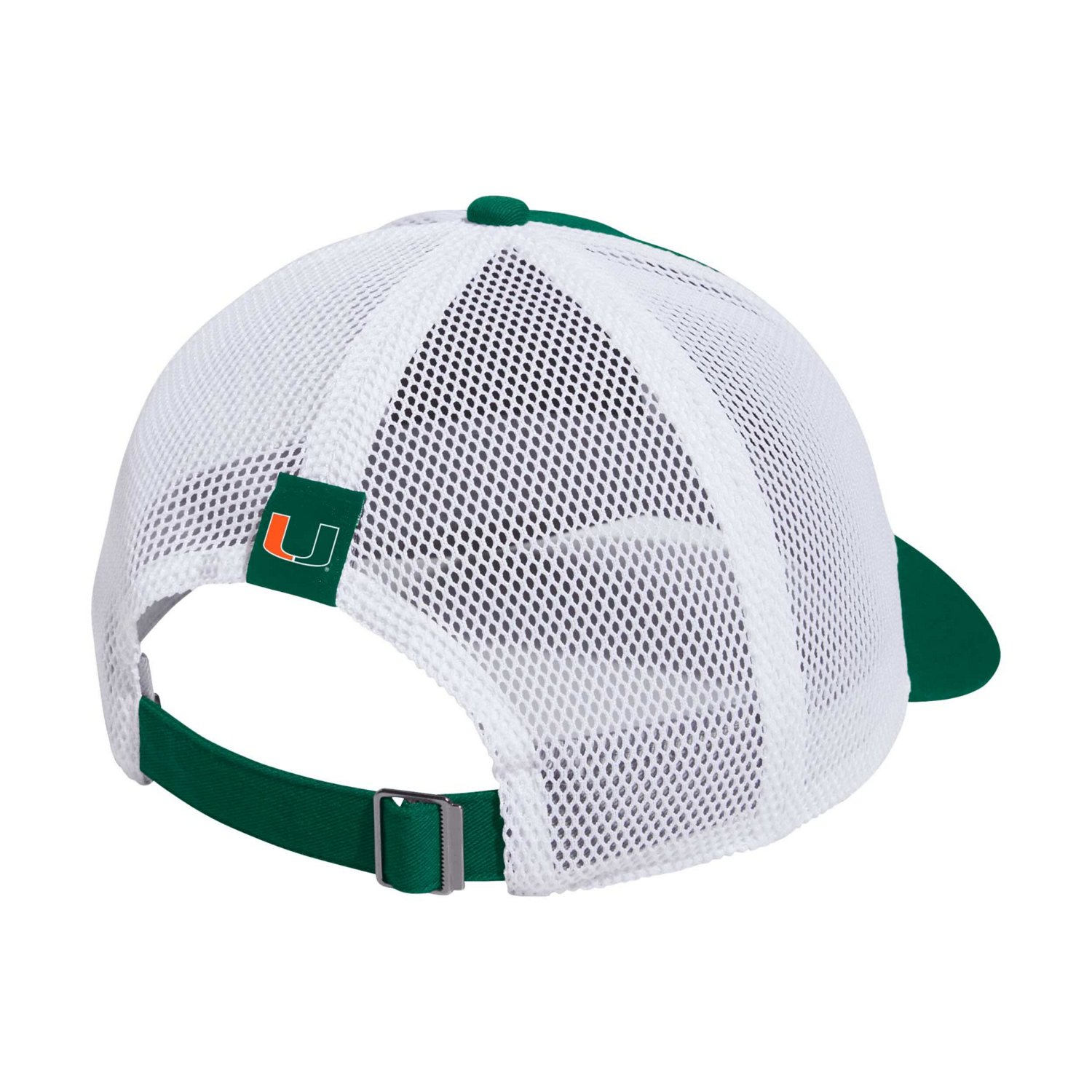 adidas Miami Hurricanes Mascot Block Letter Slouch Trucker Adjustable Hat                                                        - view number 2
