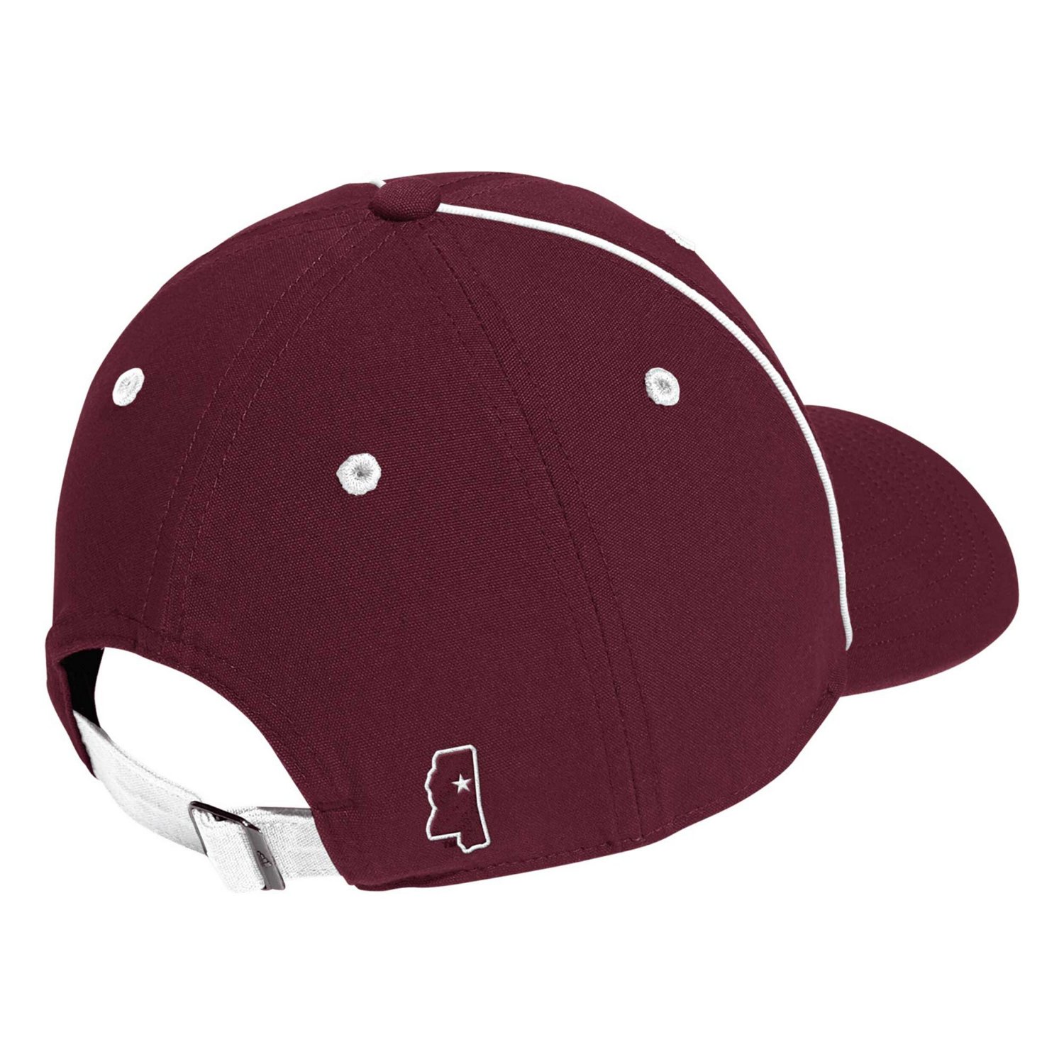 adidas Mississippi State Bulldogs Locker Room Athlete Pack Slouch Adjustable Hat - view number 2
