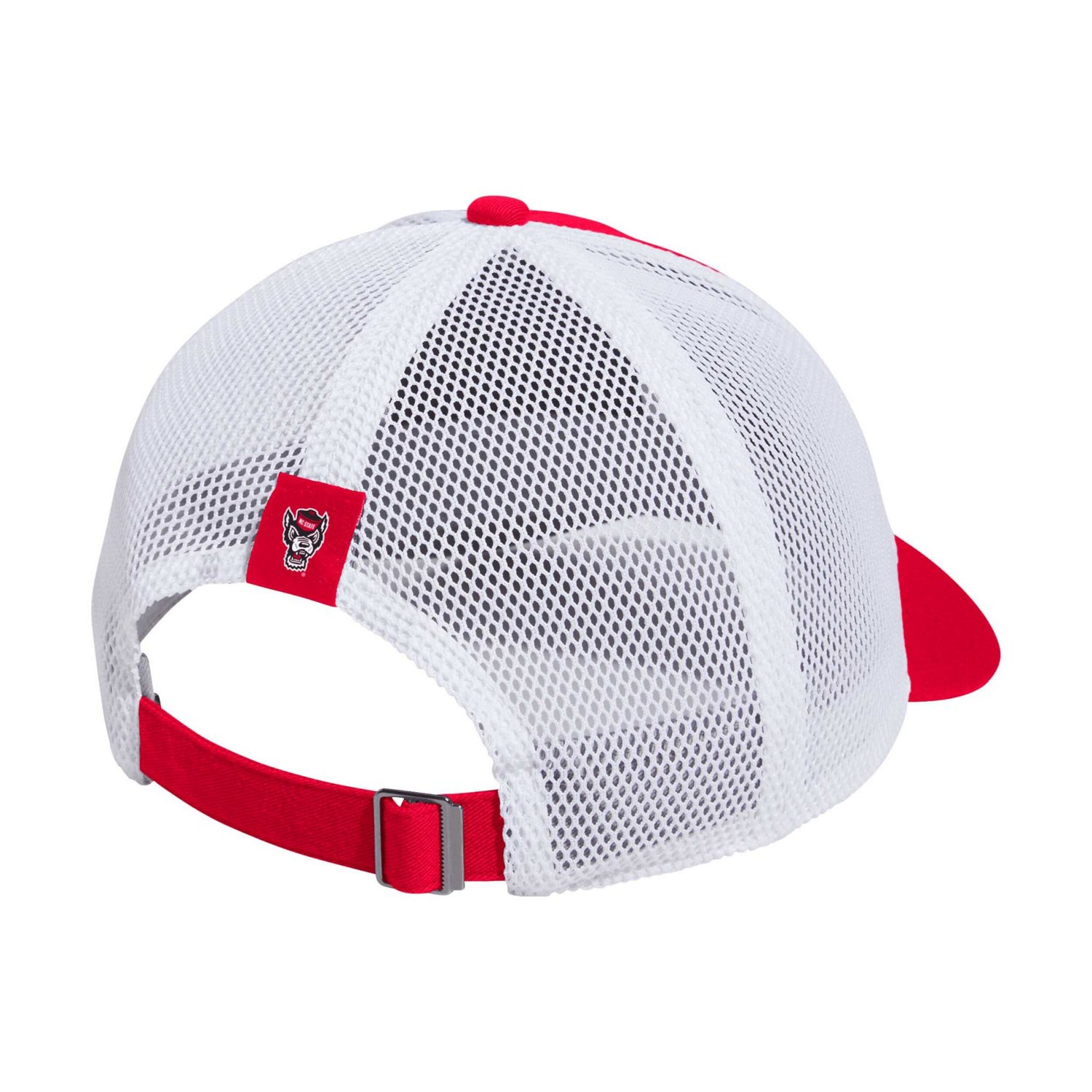 adidas NC State Wolfpack Mascot Block Letter Slouch Trucker Adjustable Hat - view number 2