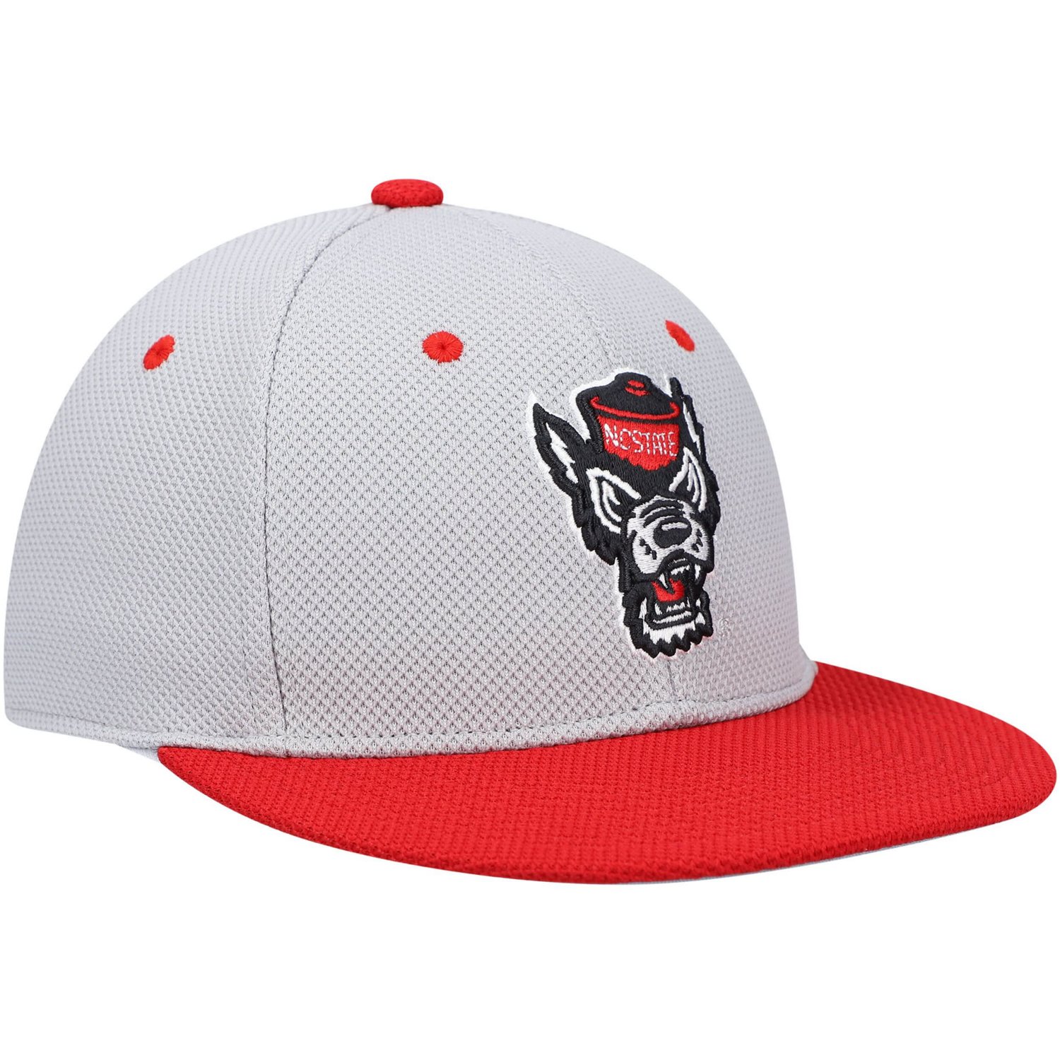 adidas NC State Wolfpack On-Field Baseball Fitted Hat                                                                            - view number 3