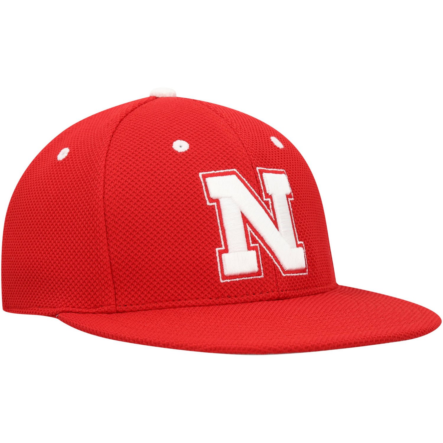 adidas Nebraska Huskers On-Field Baseball Fitted Hat