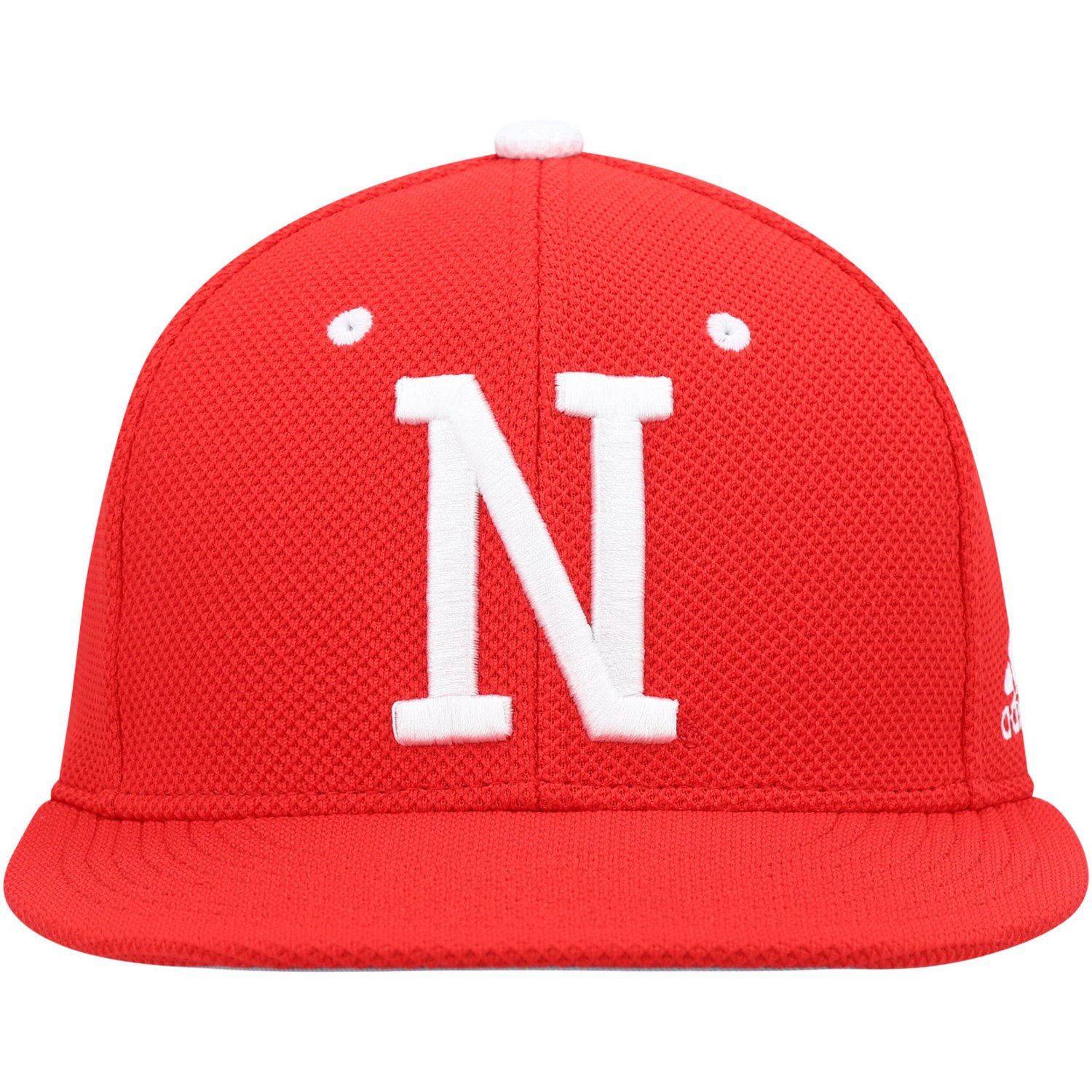 adidas Nebraska Huskers On-Field Baseball Fitted Hat