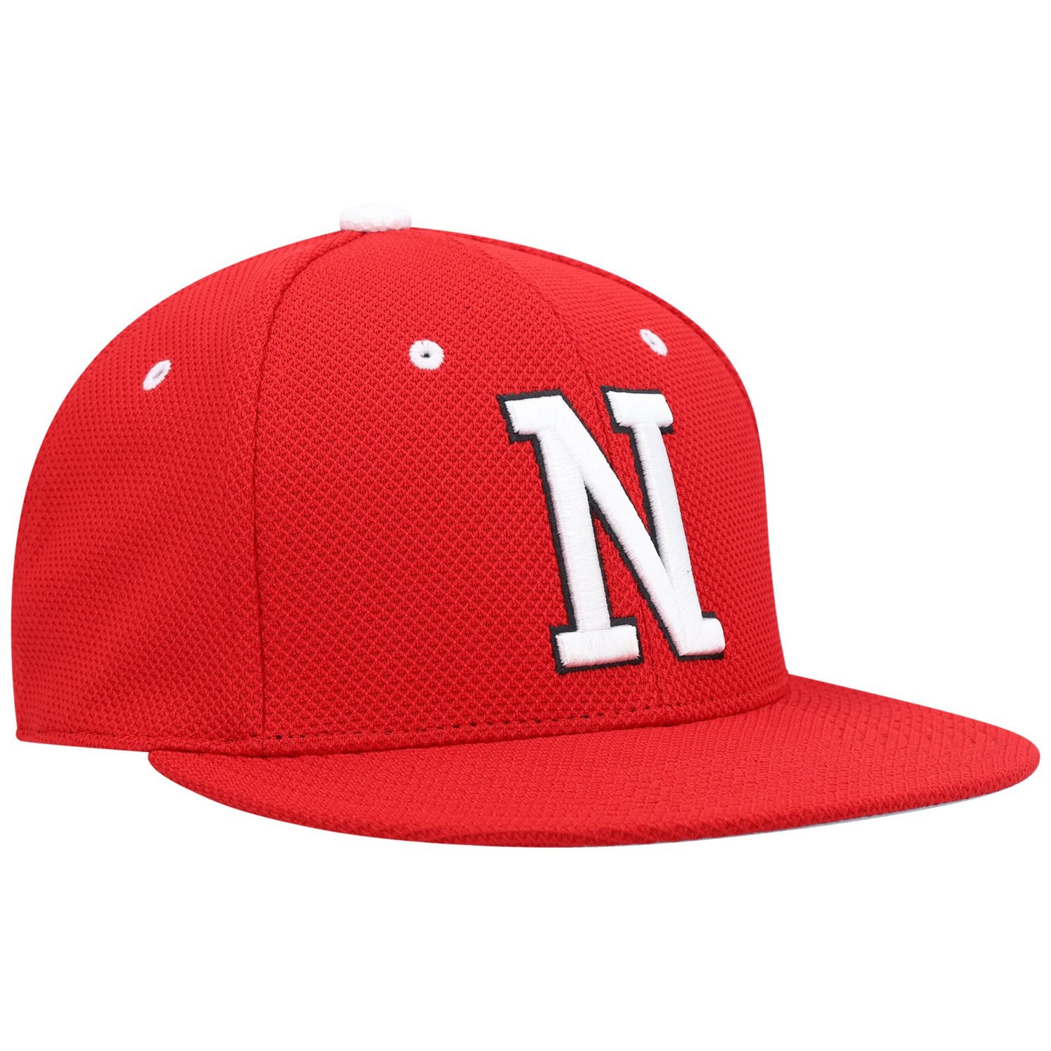 adidas Nebraska Huskers On-Field Baseball Fitted Hat - view number 3