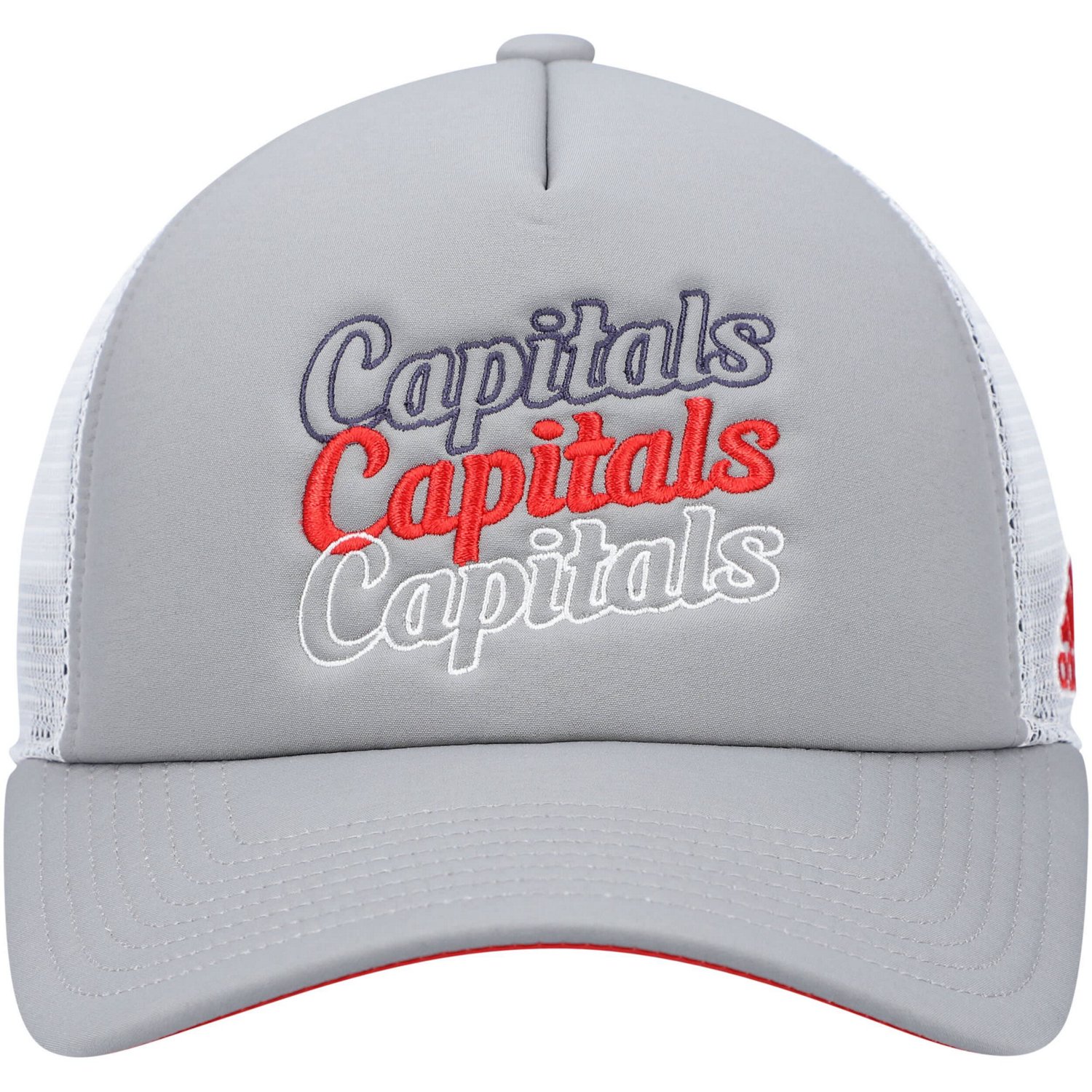 adidas Washington Capitals Foam Trucker Snapback Hat - view number 2