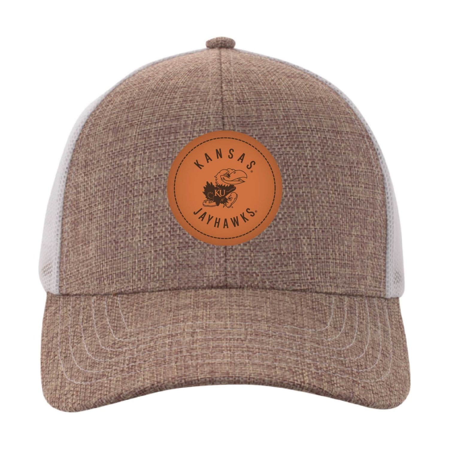 Ahead /White Kansas Jayhawks Pregame Adjustable Hat                                                                              - view number 2