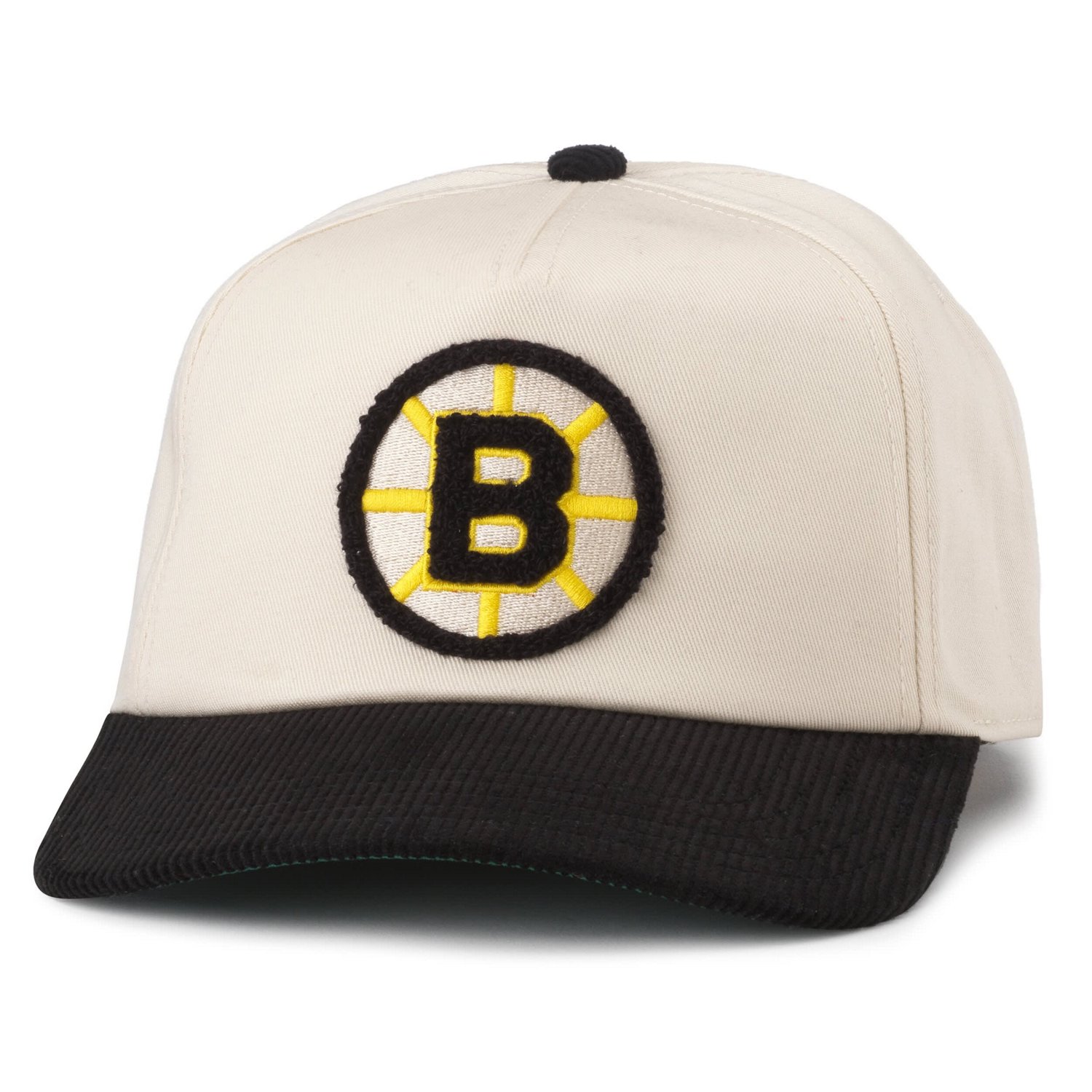 American Needle Black Boston Bruins Burnett Adjustable Hat - view number 1