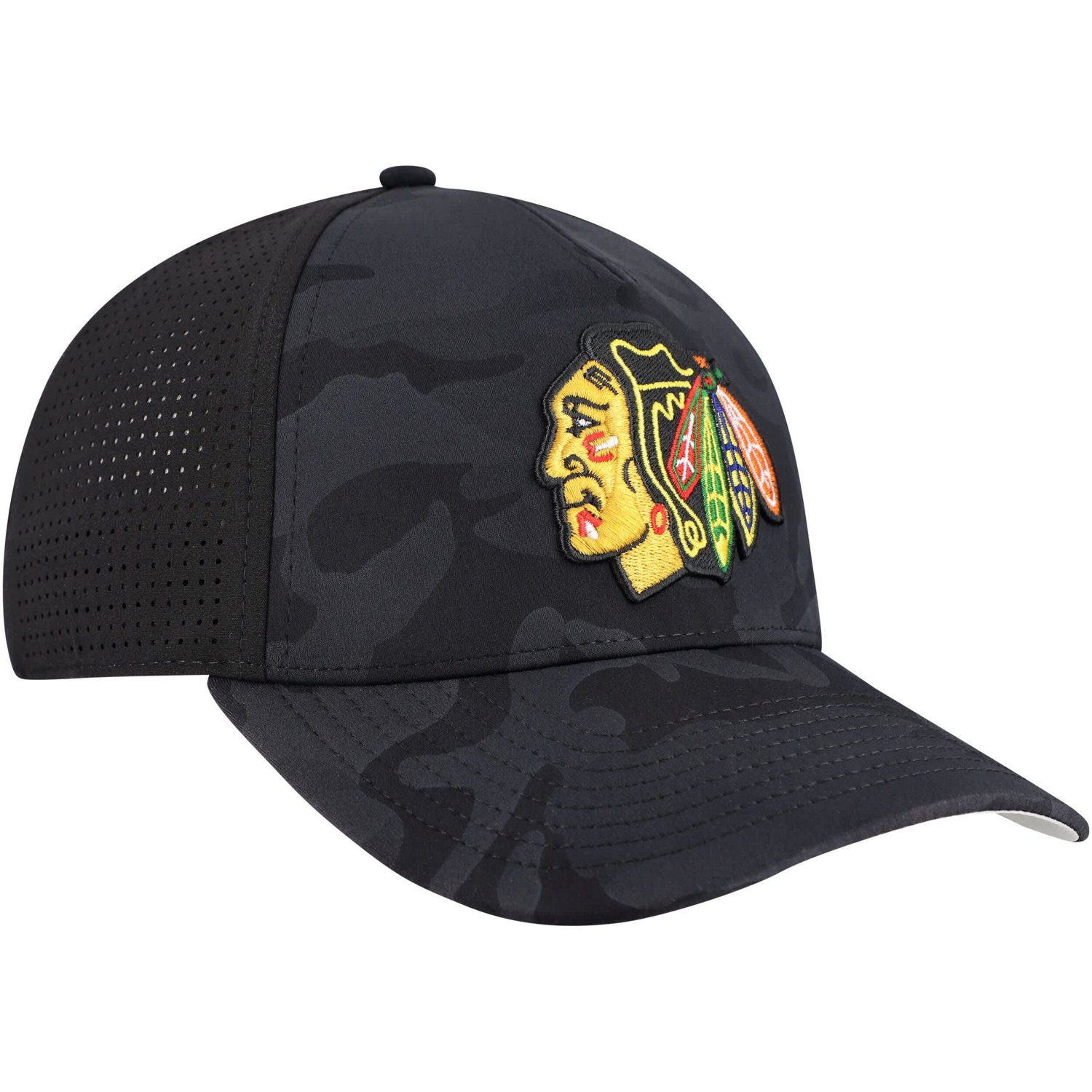 American Needle Chicago hawks Valin Camo Super Tech Vented Adjustable Hat