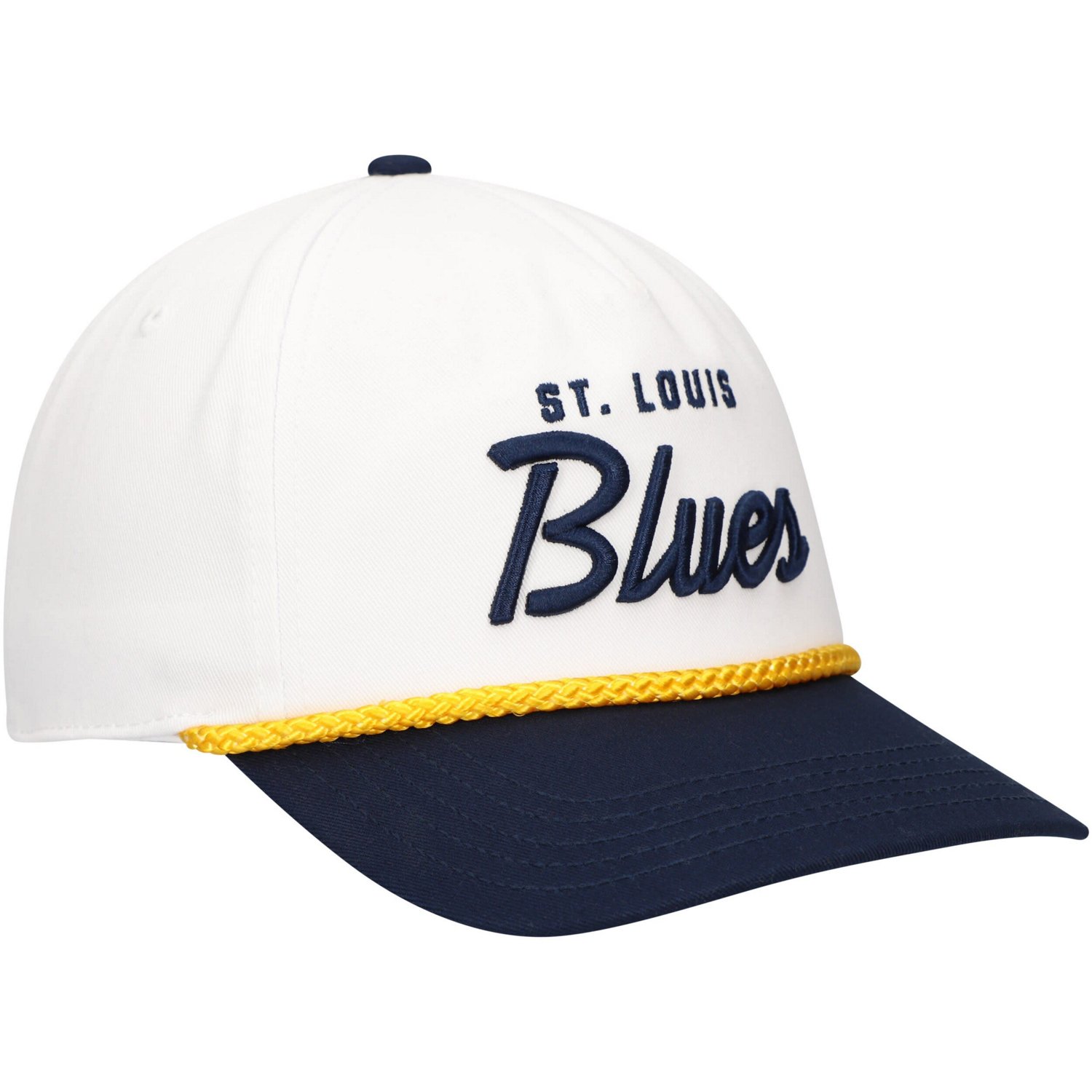 American Needle Navy St Louis Blues Roscoe Washed Twill Adjustable Hat