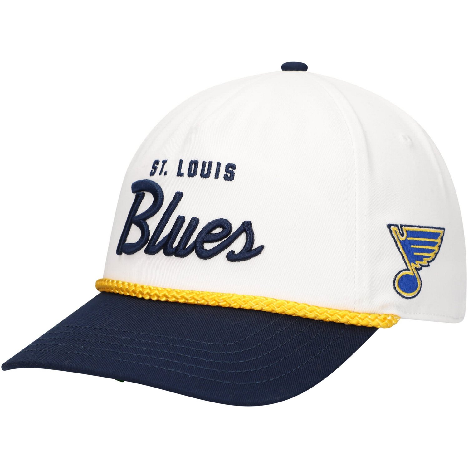 American Needle Navy St Louis Blues Roscoe Washed Twill Adjustable Hat