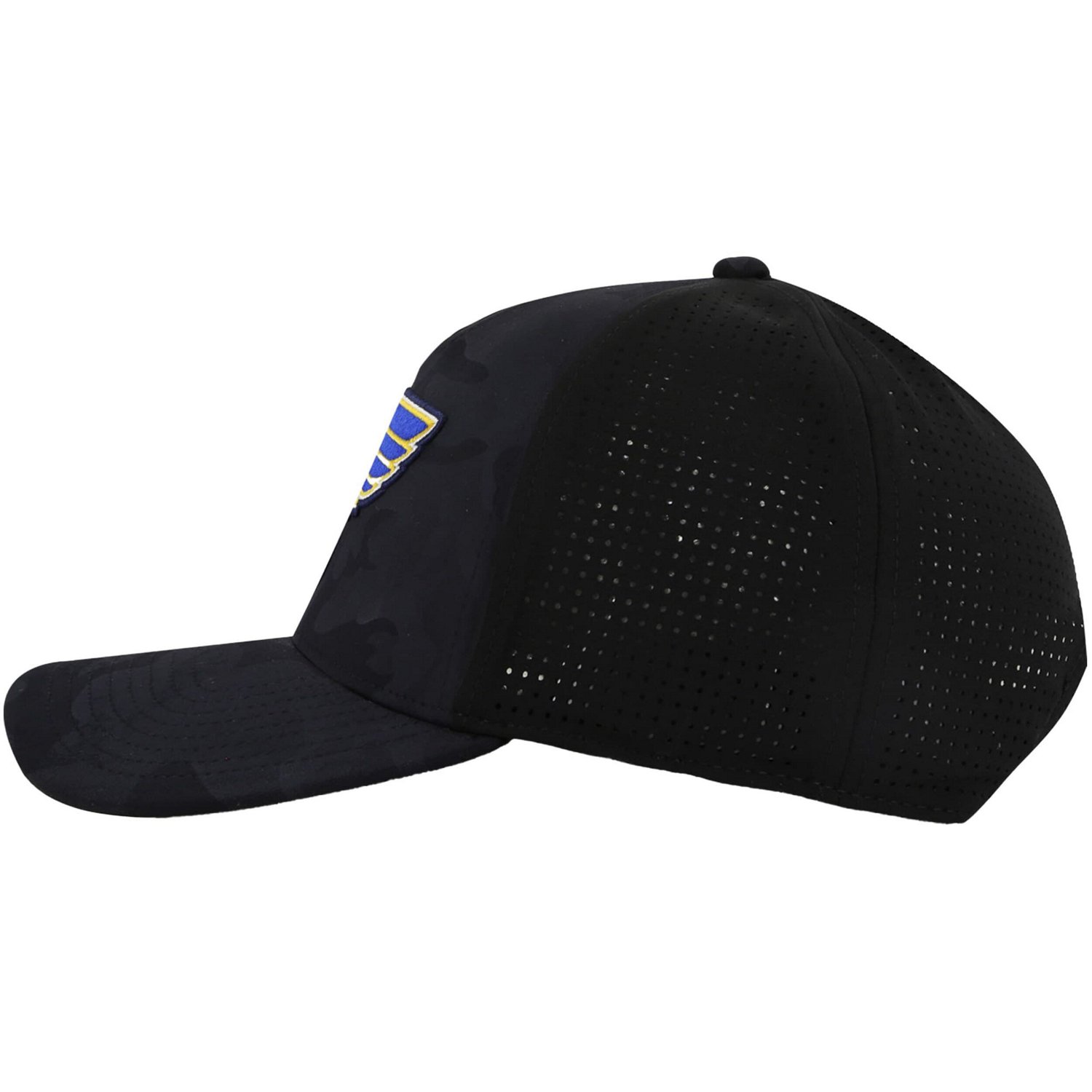 American Needle St Louis Blues Valin Camo Super Tech Vented Adjustable Hat                                                       - view number 2