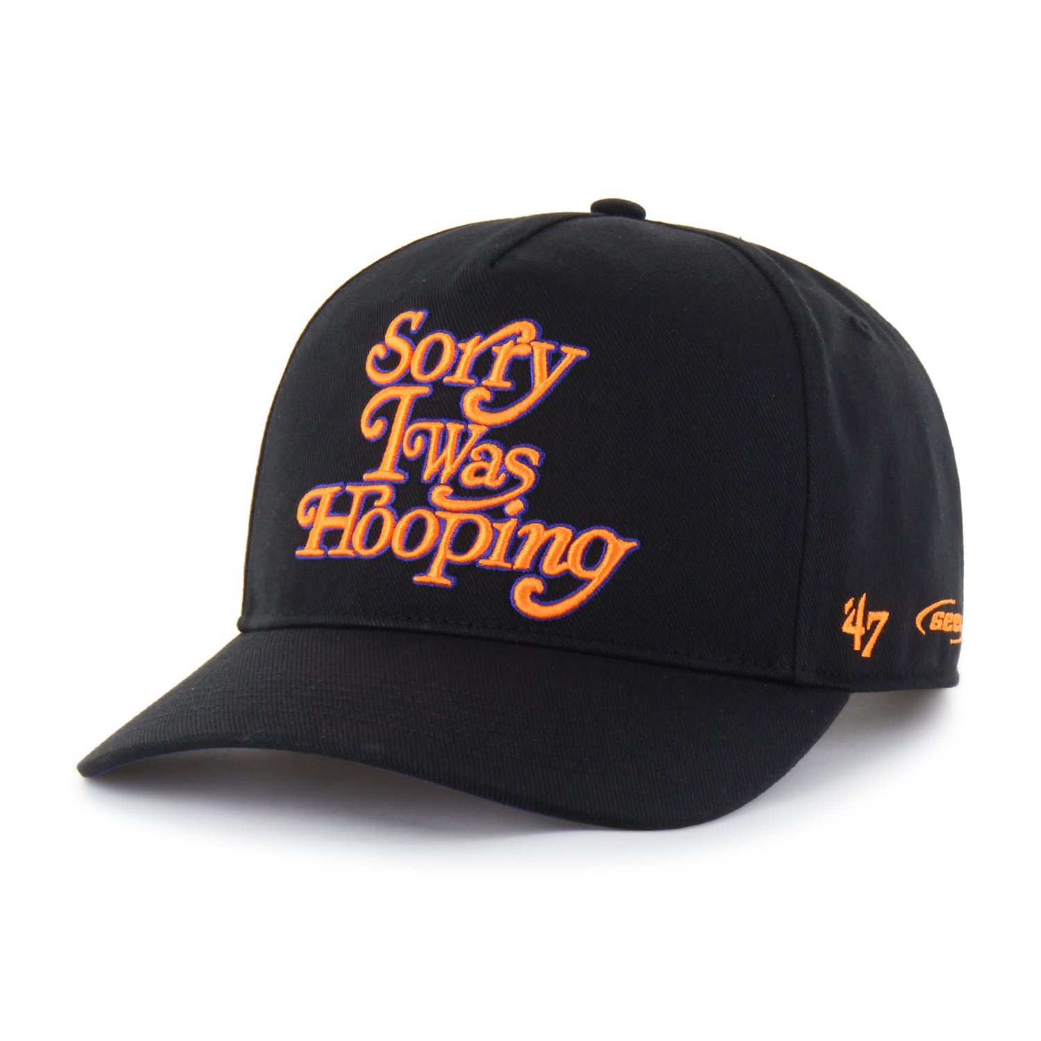Brand Seen by '47 New York Knicks Sorry I Was Hooping Hitch Adjustable Hat - view number 2