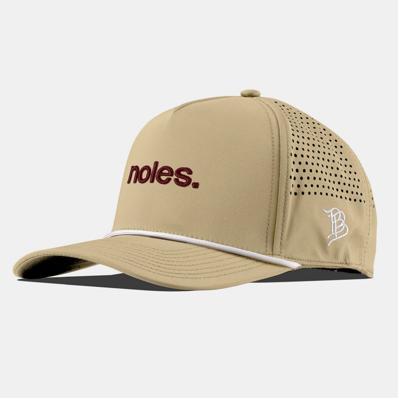 Branded Bills Men's Khaki Florida State Seminoles Statement Adjustable Rope Hat - Khaki