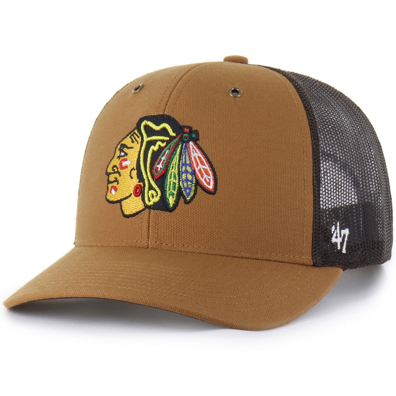 Carhartt x '47 Chicago Blackhawks Trucker Adjustable Hat