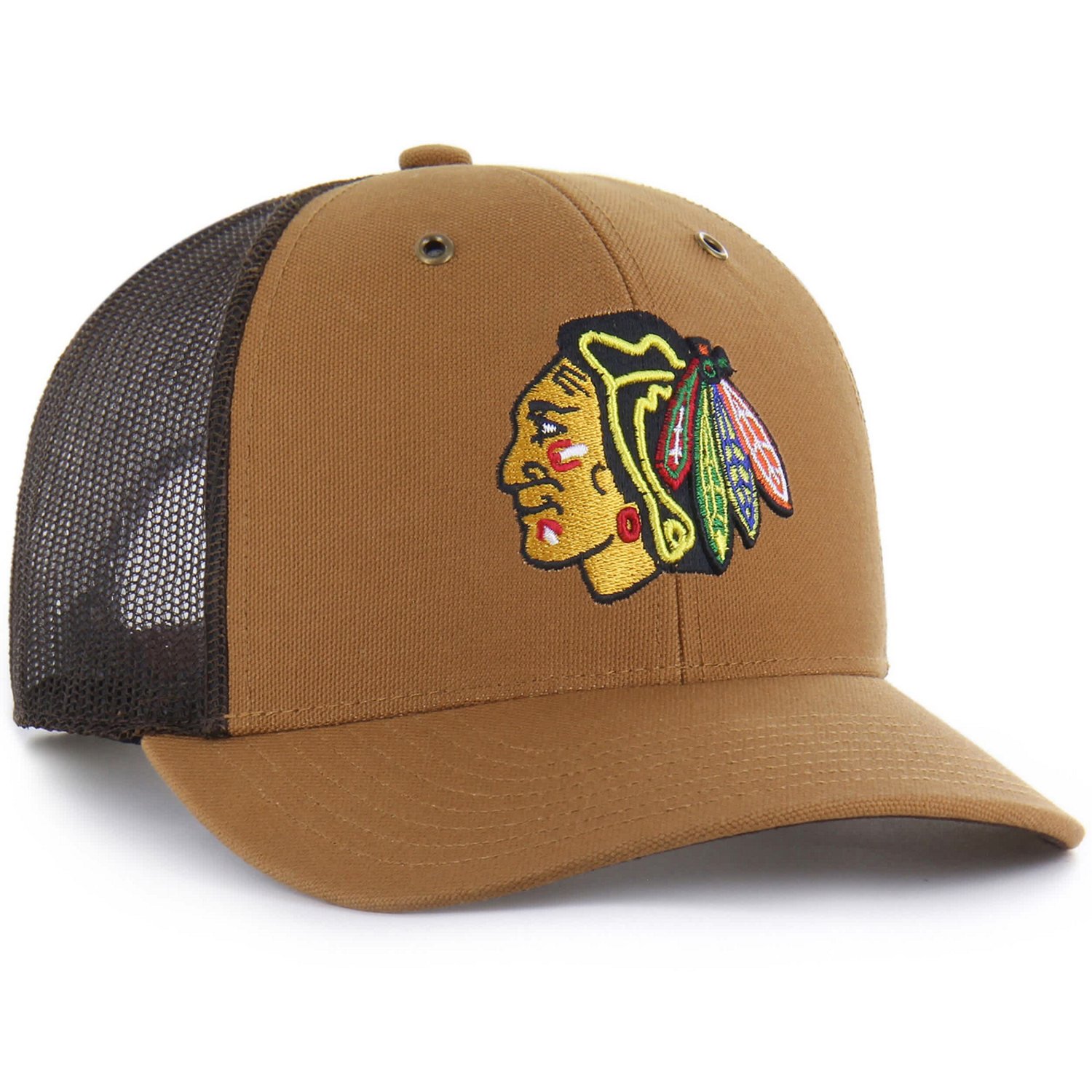 Carhartt x '47 Chicago Blackhawks Trucker Adjustable Hat - view number 2