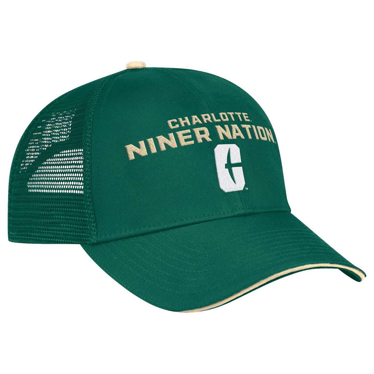 Colosseum Charlotte 49ers Wyatt Primary Team Trucker Adjustable Hat                                                              - view number 3