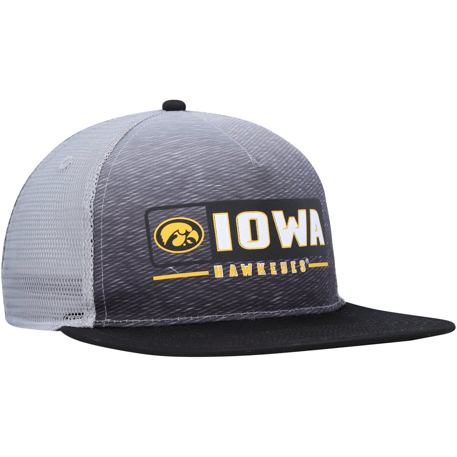 Colosseum Gray Iowa Hawkeyes Snapback Hat - view number 3